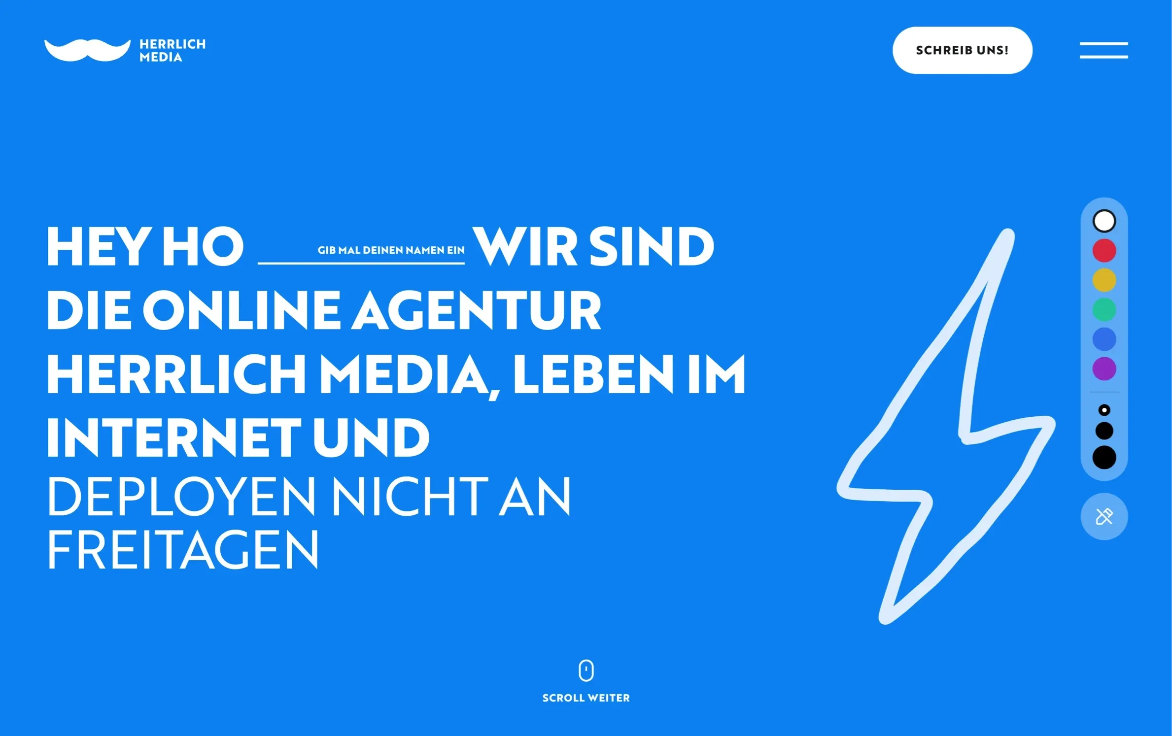 Herrlich Media，作品集 网站设计灵感详情图 1