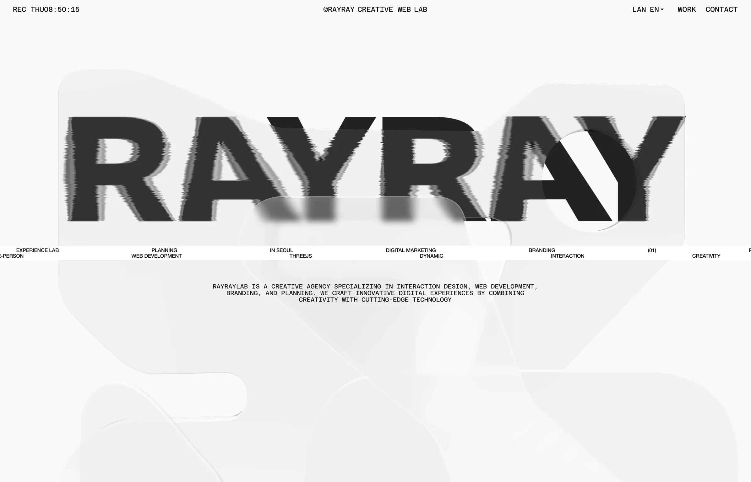 RAYRAYlab，作品集 网站设计灵感详情图 1
