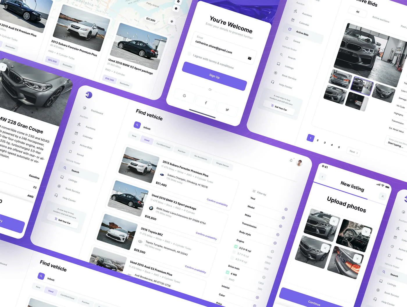 网页移动端Figma UI设计套件响应式网站界面组件源文件详情图 9