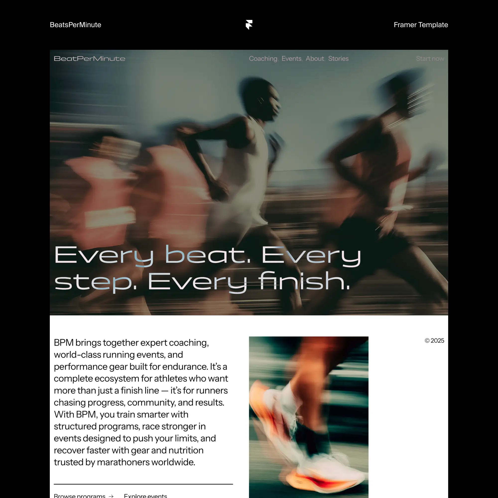 BeatPerMinute，SaaS 网站设计灵感详情图 1