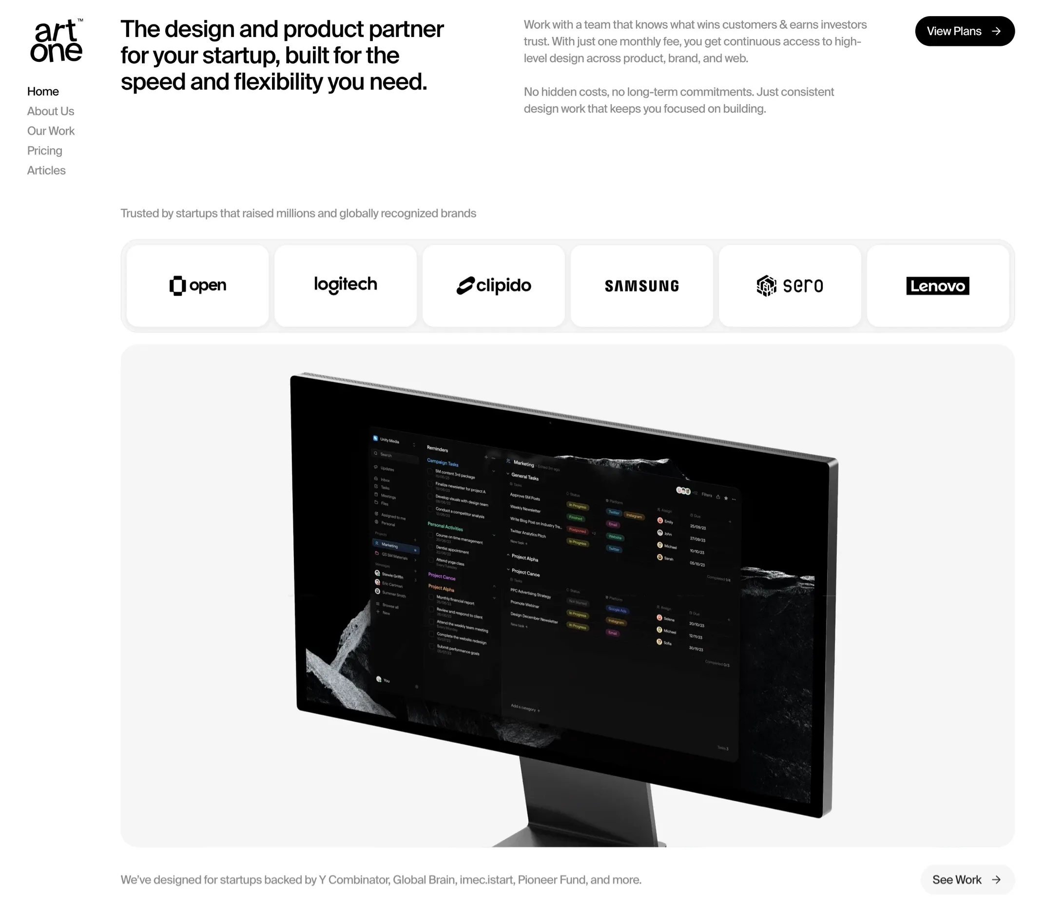 Artone Studio，作品集 网站设计灵感详情图 1