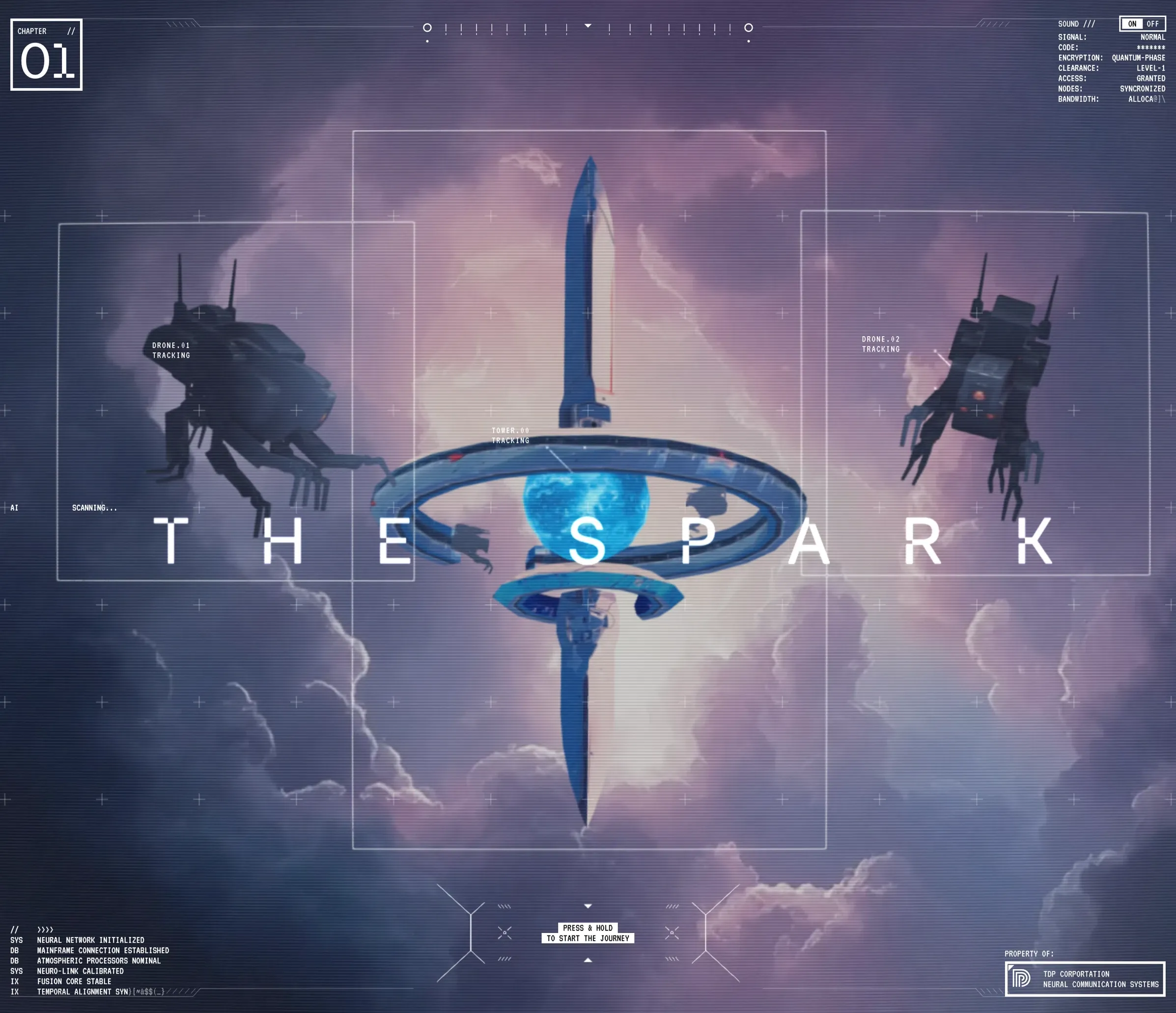 The Spark，落地页 网站设计灵感详情图 1
