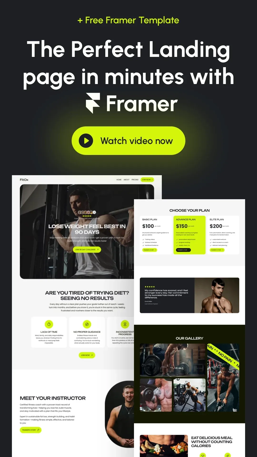 The PERFECT Landing Page in Minutes，落地页 网站设计灵感详情图 1