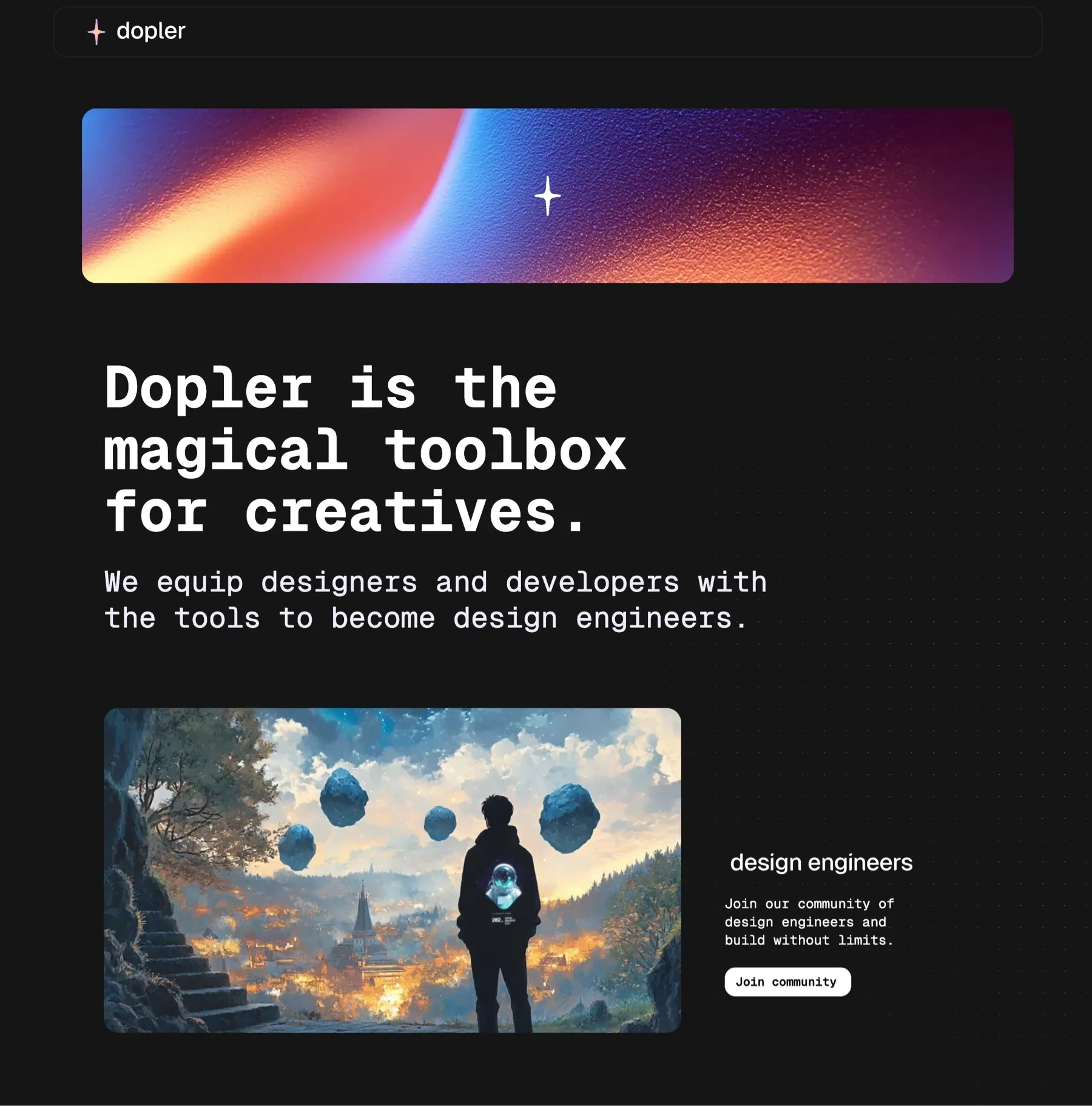 Dopler，作品集 网站设计灵感详情图 1