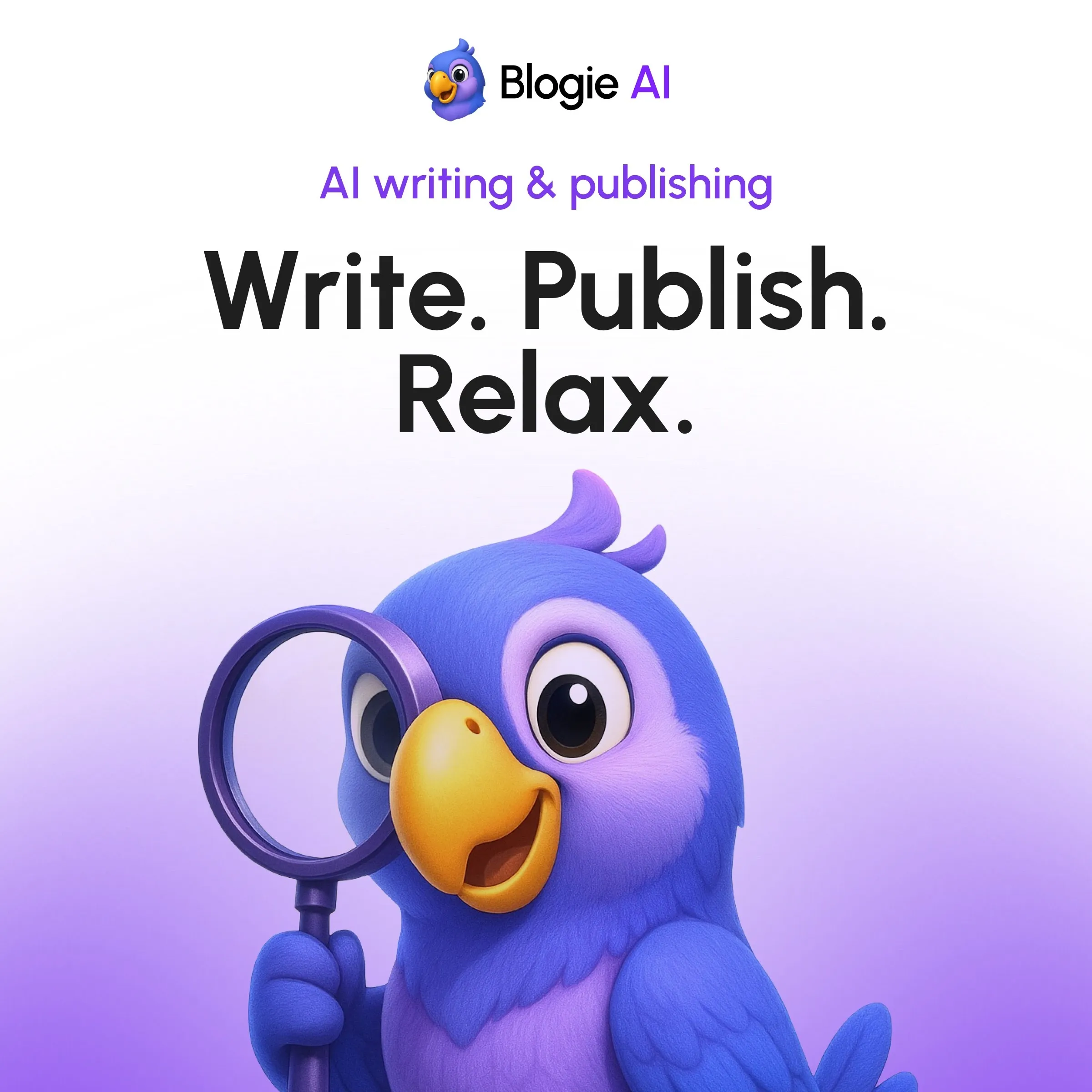 Blogie AI，人工智能、落地页 网站设计灵感详情图 1