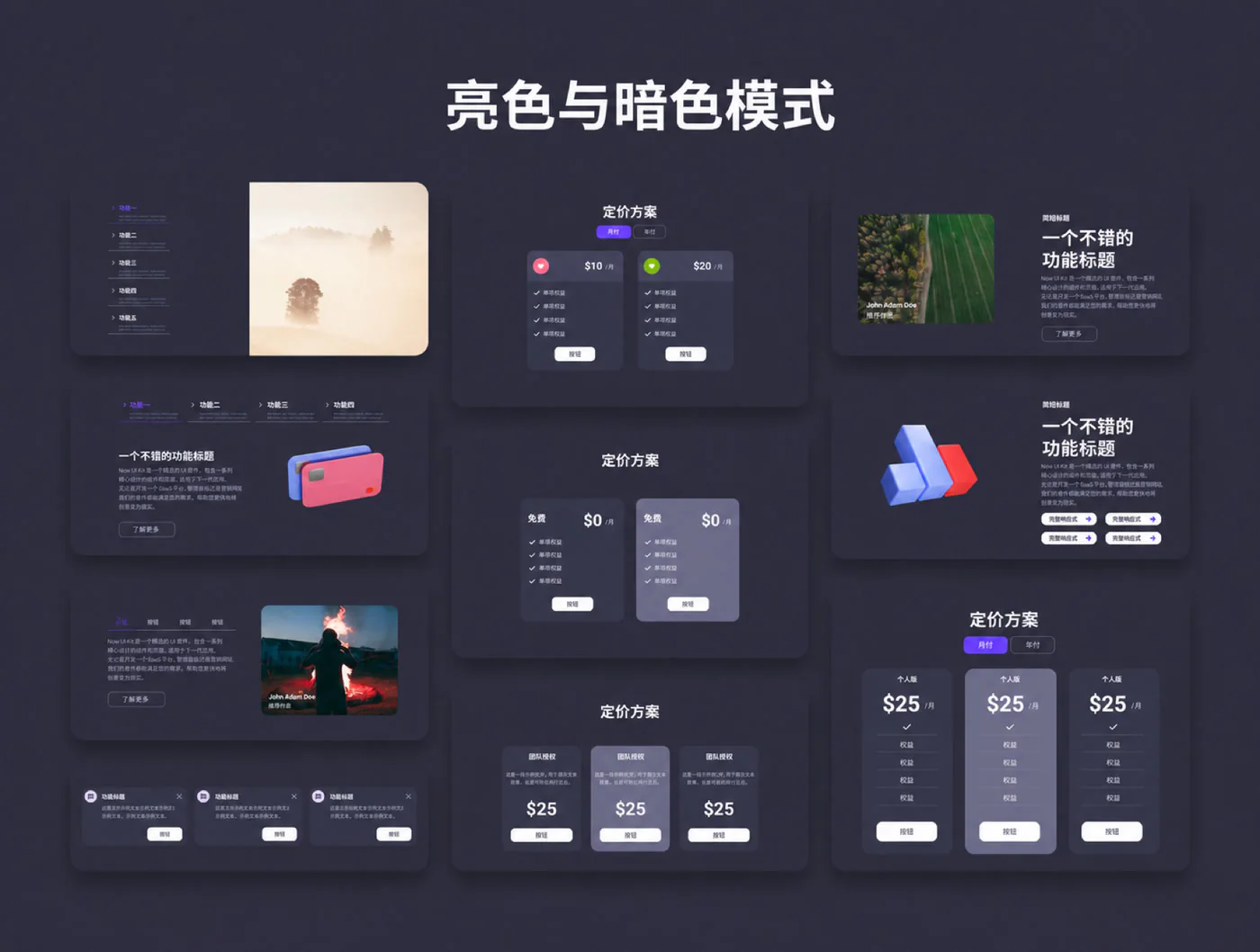 Figma网页组件设计系统UI素材库响应式网站组件源文件详情图 3