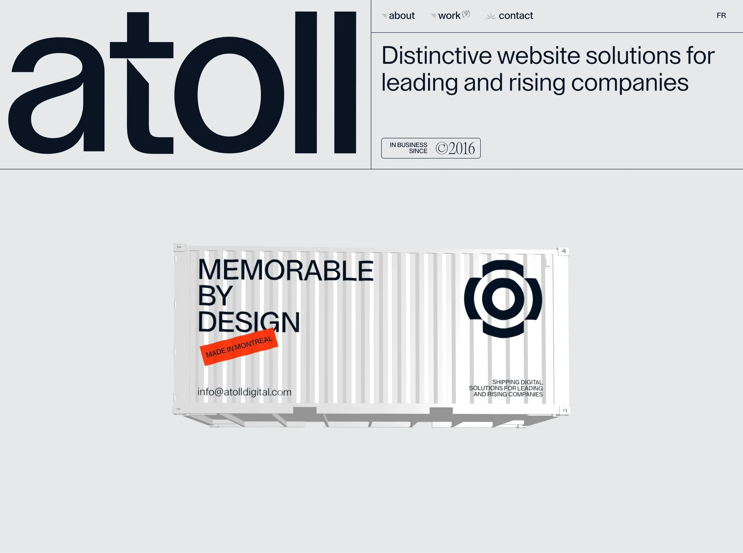 Atoll，作品集 网站设计灵感详情图 1