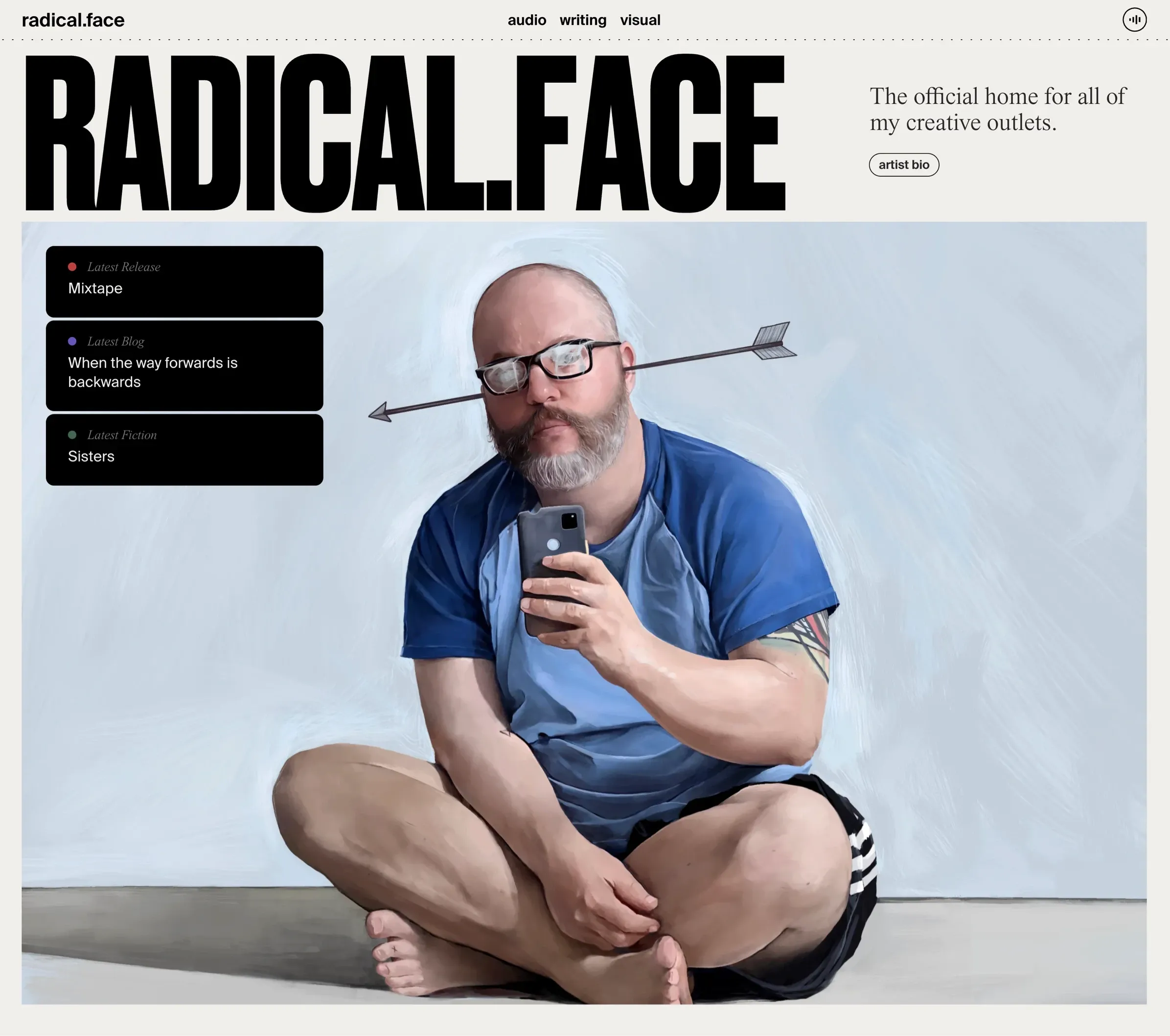 Radial Face，作品集 网站设计灵感详情图 1