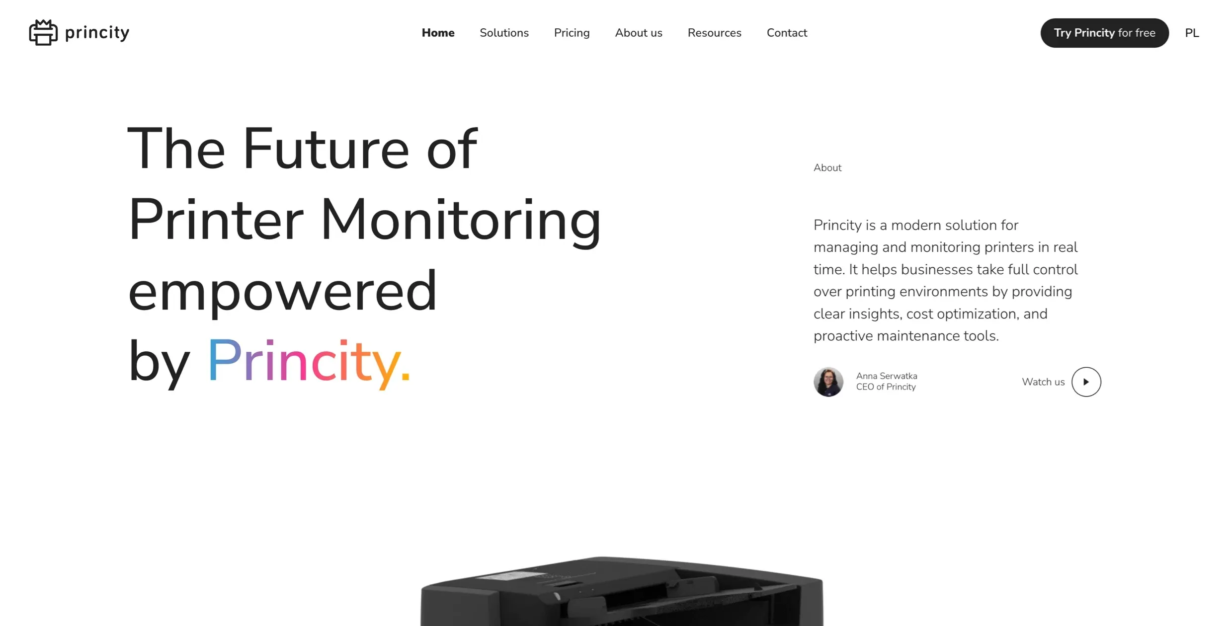 Princity，落地页、SaaS 网站设计灵感详情图 1