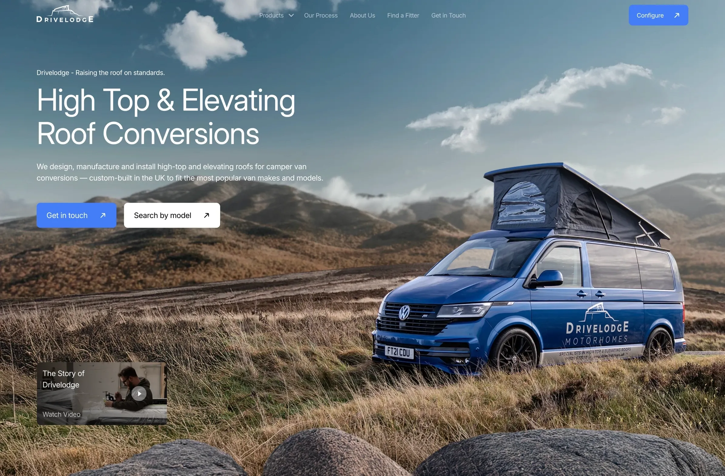 Drivelodge，落地页 网站设计灵感详情图 1
