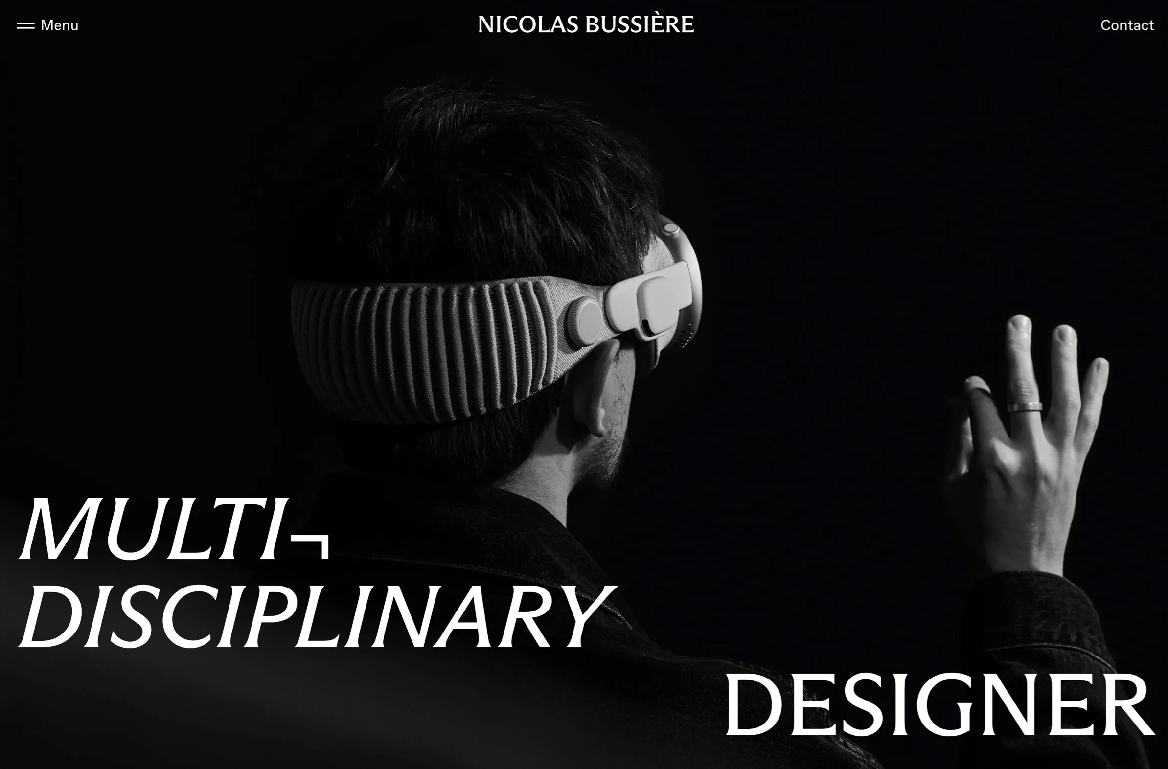 Nicolas Bussière，作品集 网站设计灵感详情图 1