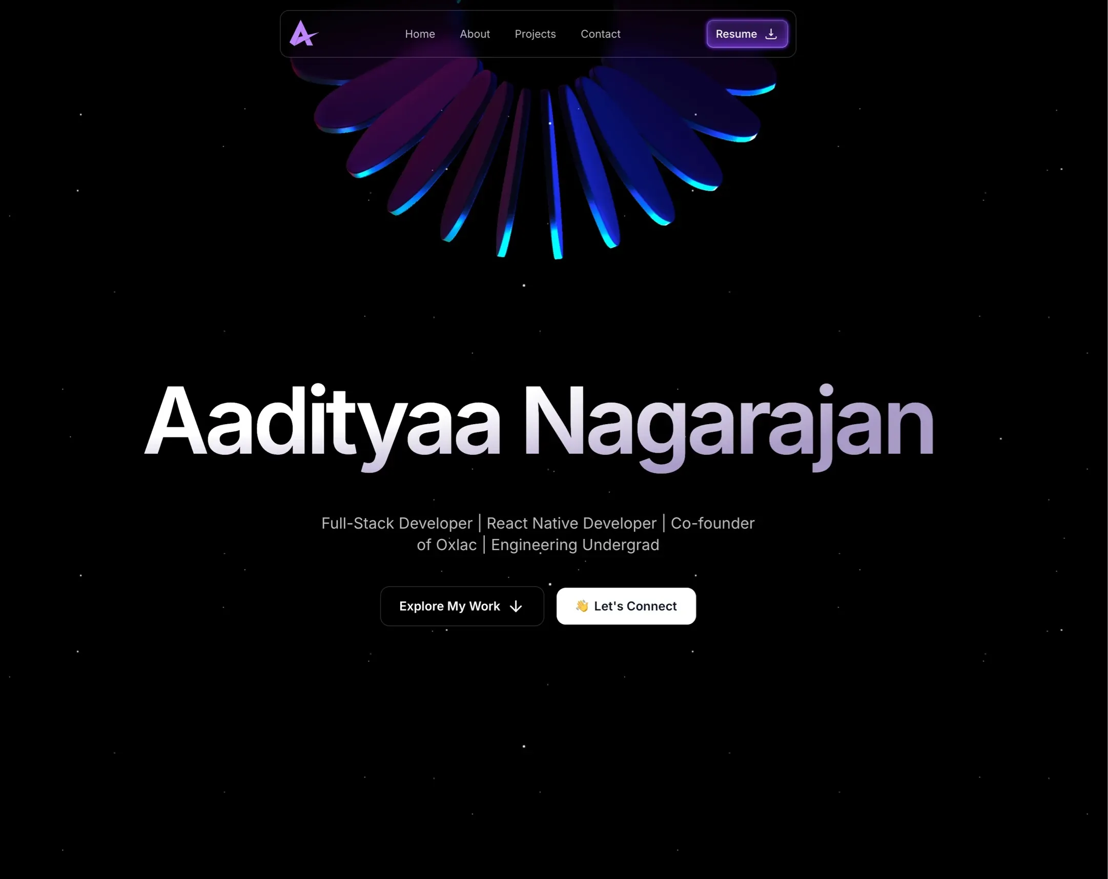 Aadityaa Nagarajan，落地页、SaaS 网站设计灵感详情图 1