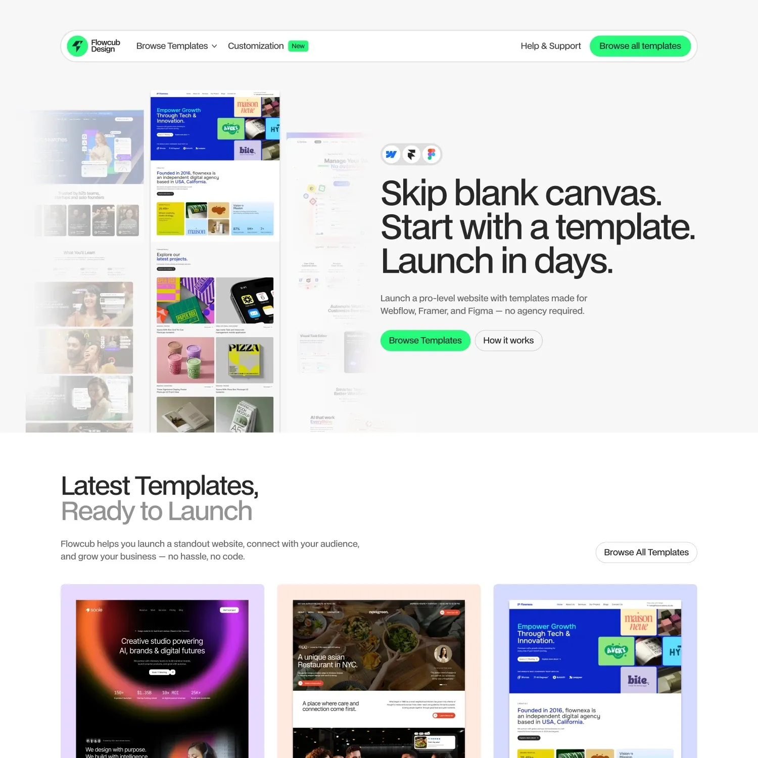 Flowcub，作品集 网站设计灵感详情图 1