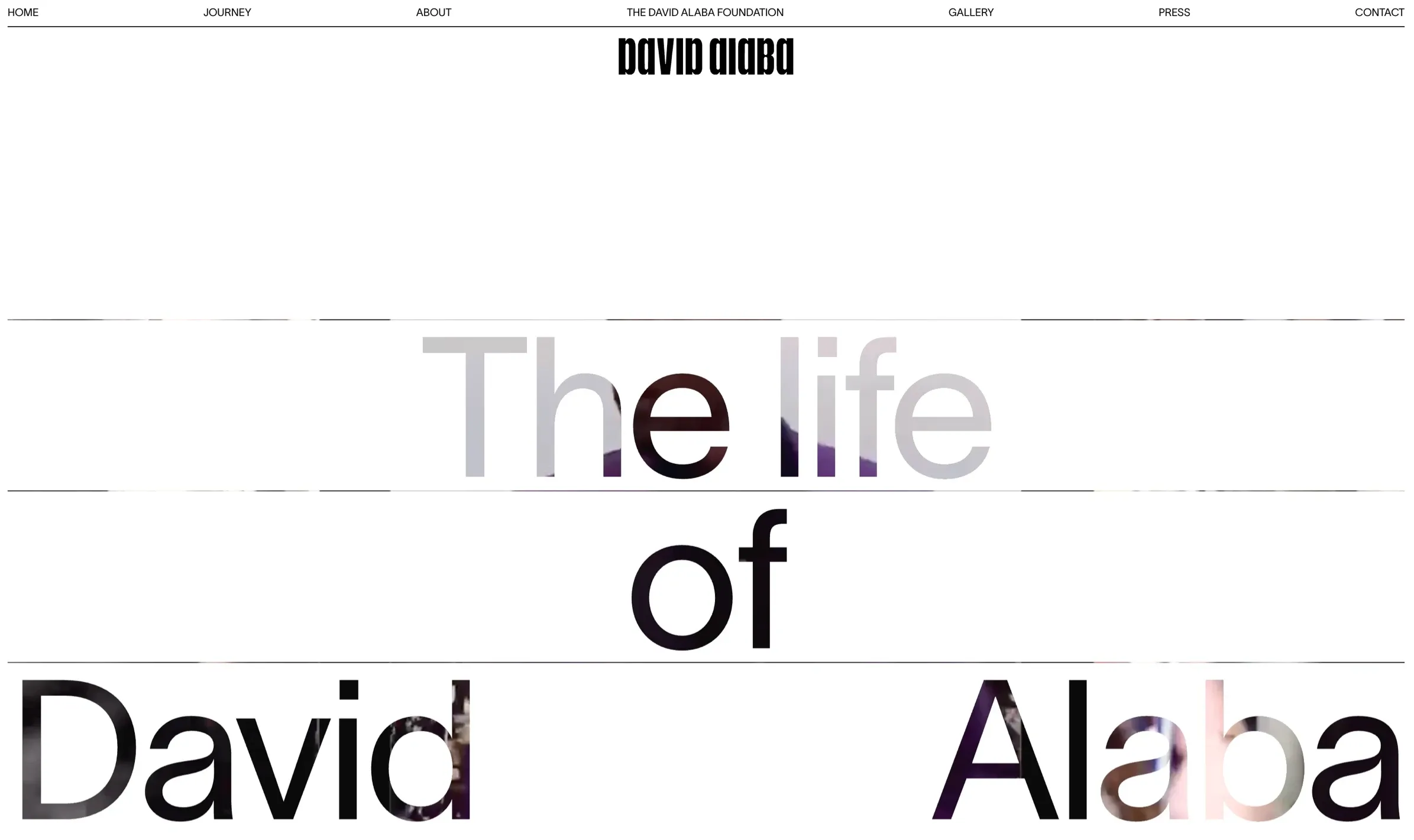 David Alaba，落地页 网站设计灵感详情图 1