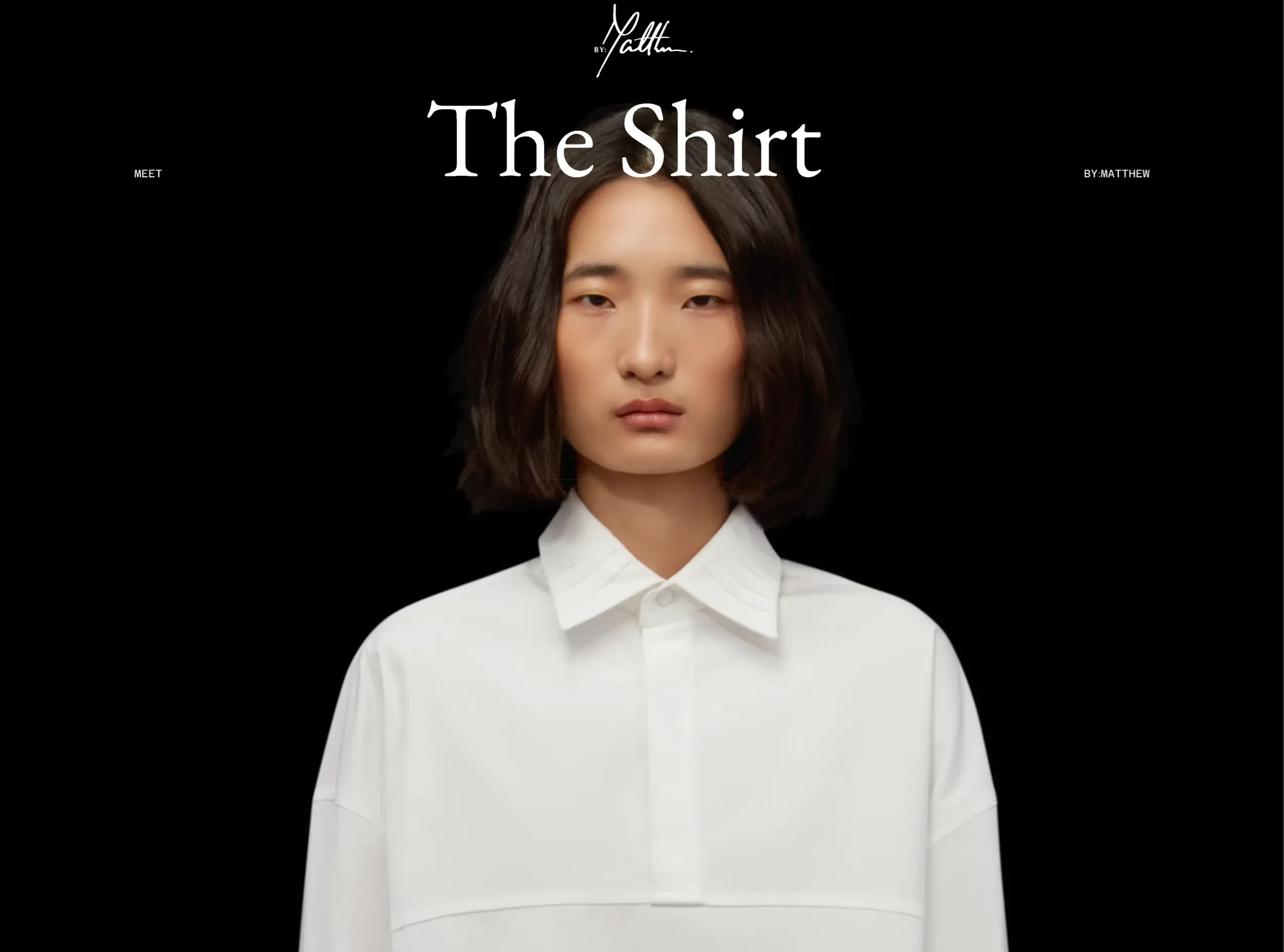 The Shirt By Matthew，落地页 网站设计灵感详情图 1