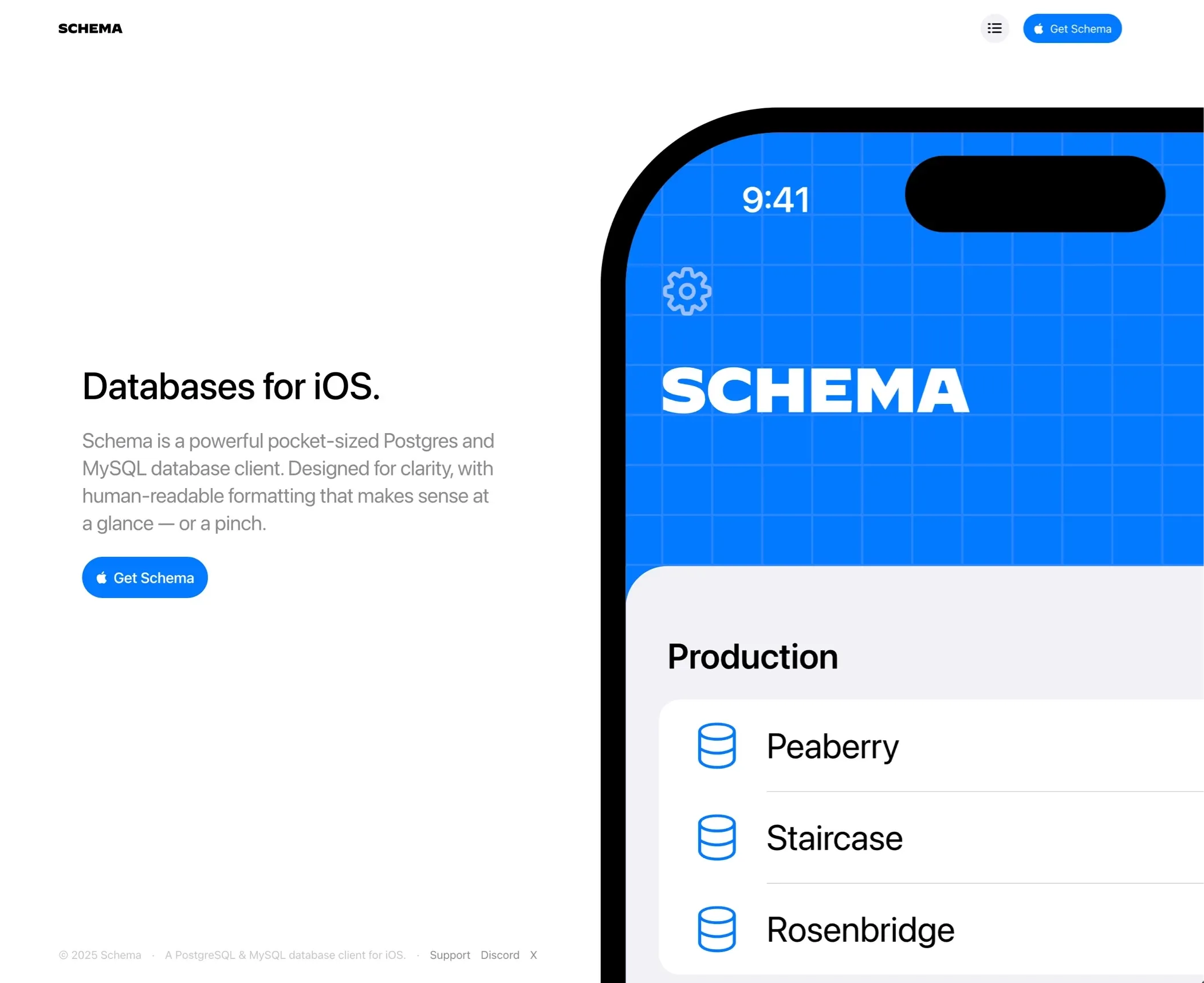 Schema，落地页、SaaS 网站设计灵感详情图 1