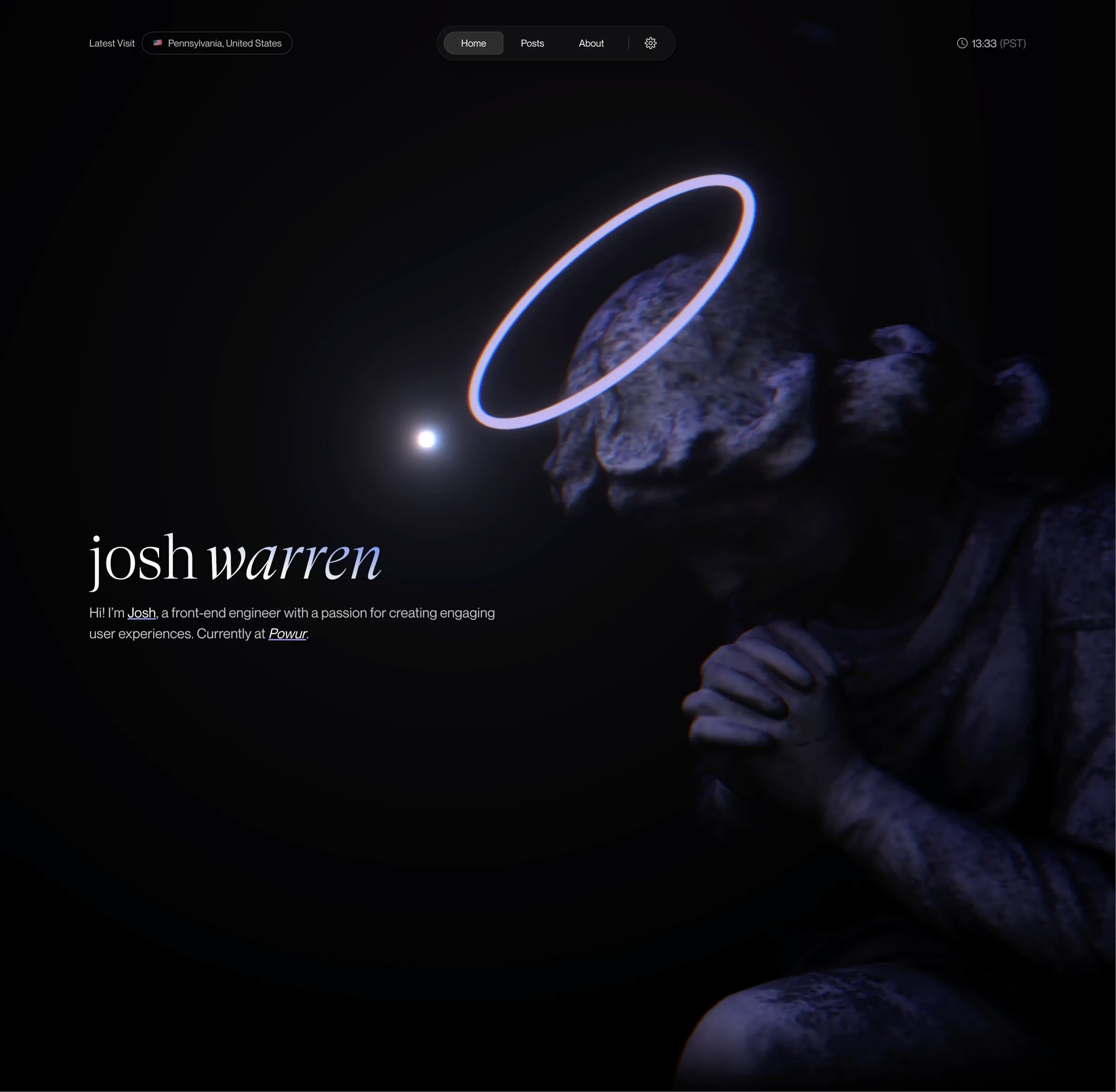 Josh Warren，作品集 网站设计灵感详情图 1