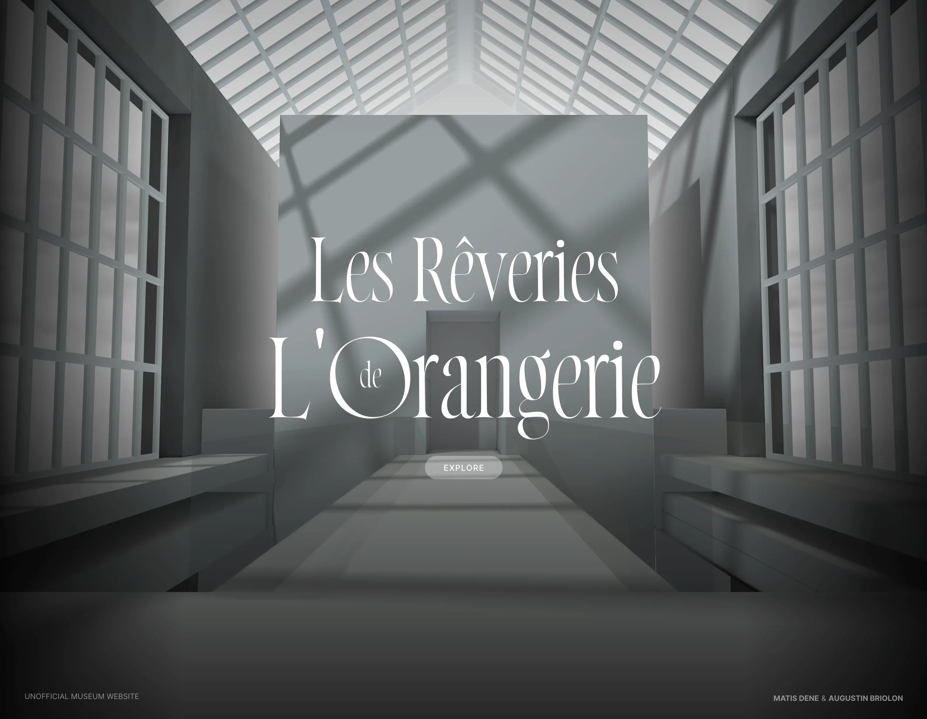 Les rêveries de l'orangerie，落地页、SaaS 网站设计灵感详情图 1