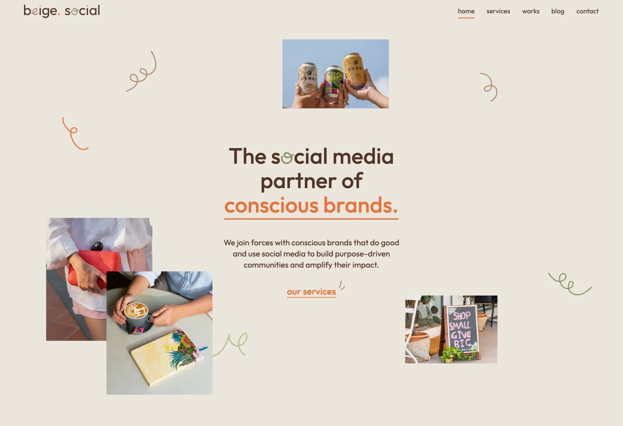 beige.social，作品集 网站设计灵感详情图 1