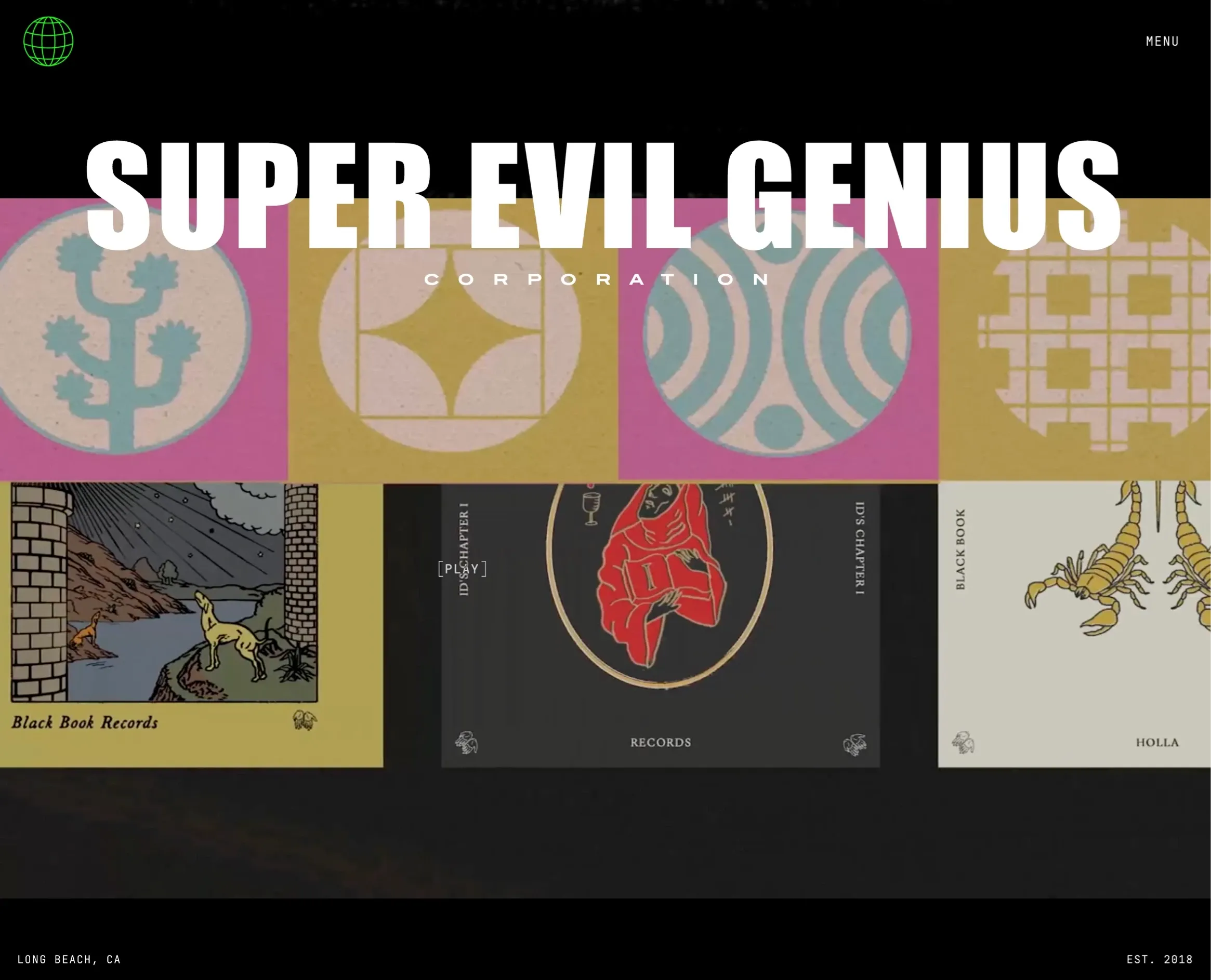 Super Evil Genius，作品集 网站设计灵感详情图 1