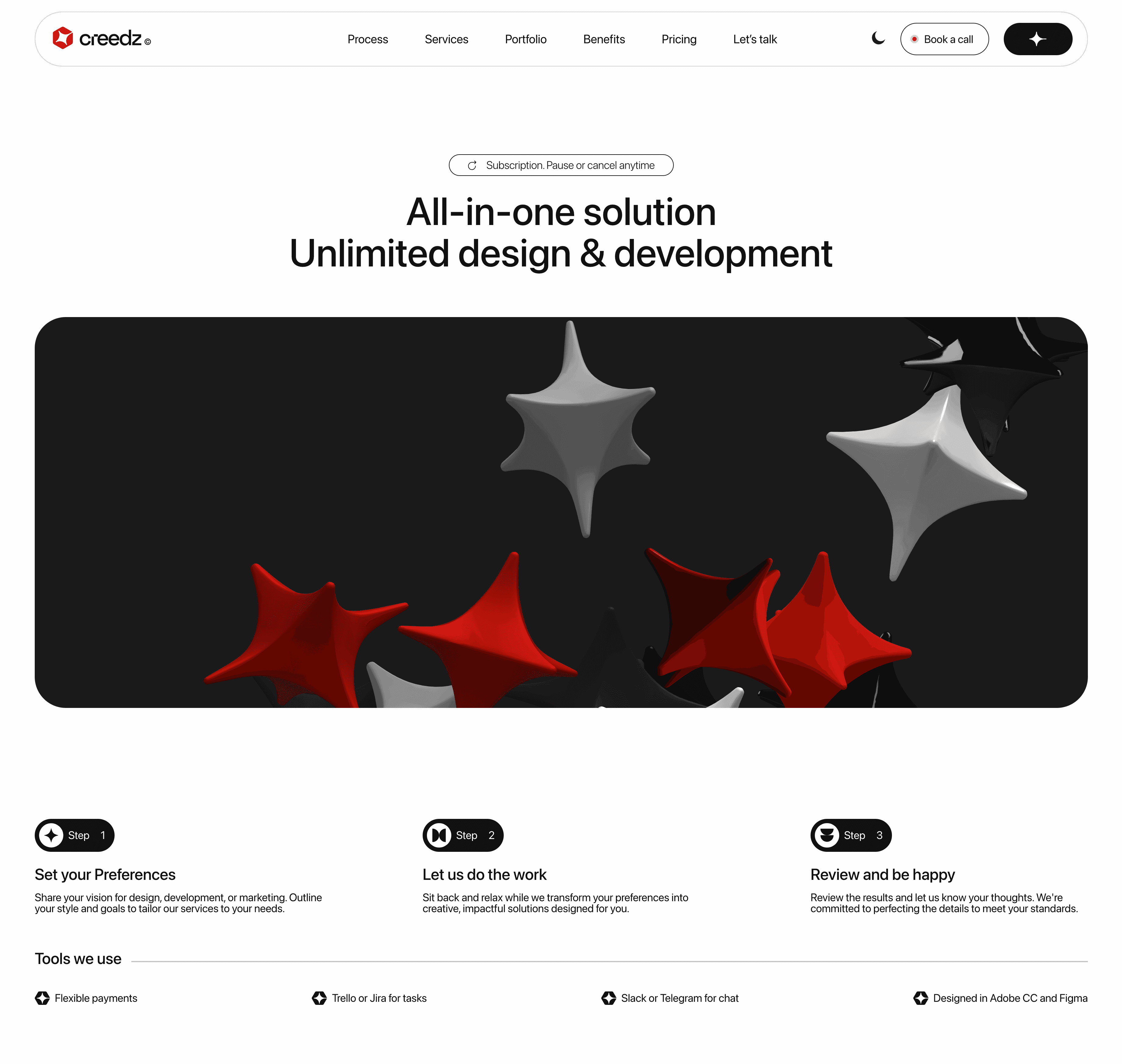 Creedz，作品集 网站设计灵感详情图 1
