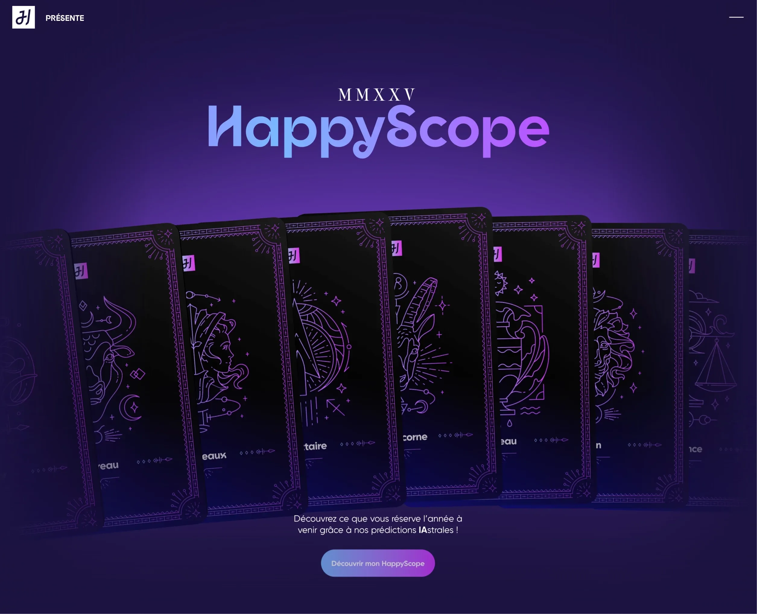 HappyScope，落地页 网站设计灵感详情图 1