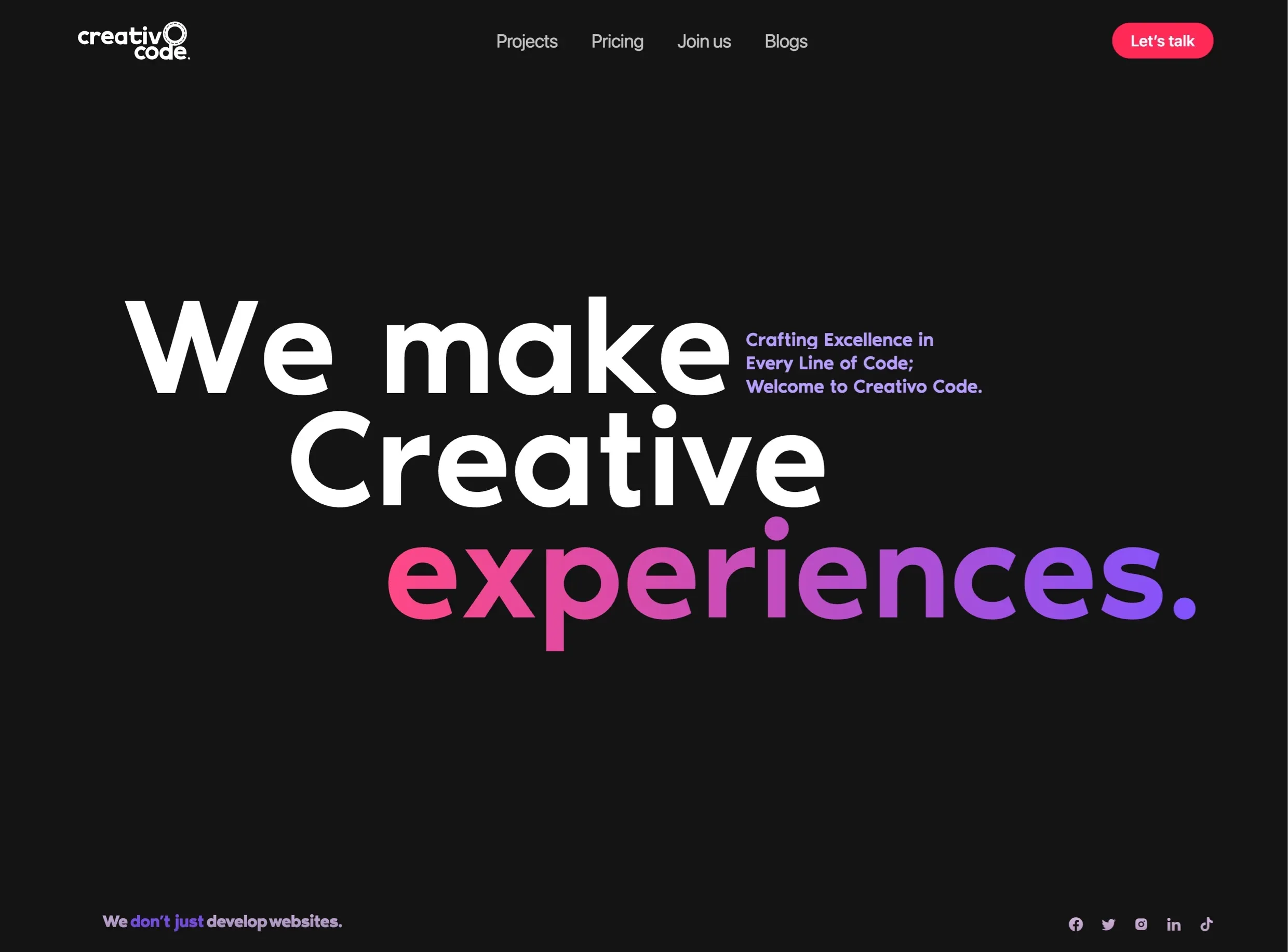 CreativoCode，作品集 网站设计灵感详情图 1