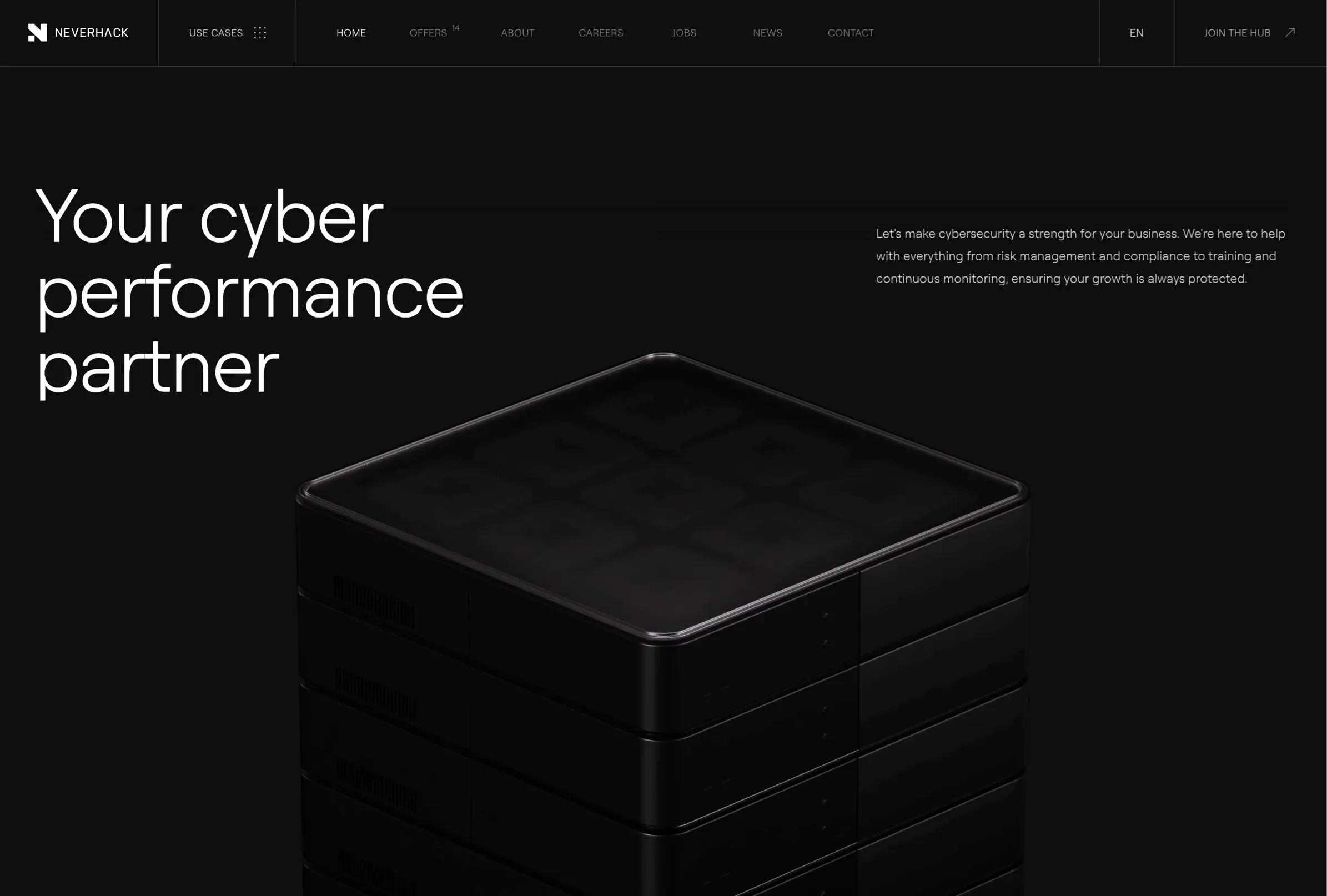Neverhack，人工智能、SaaS 网站设计灵感详情图 1