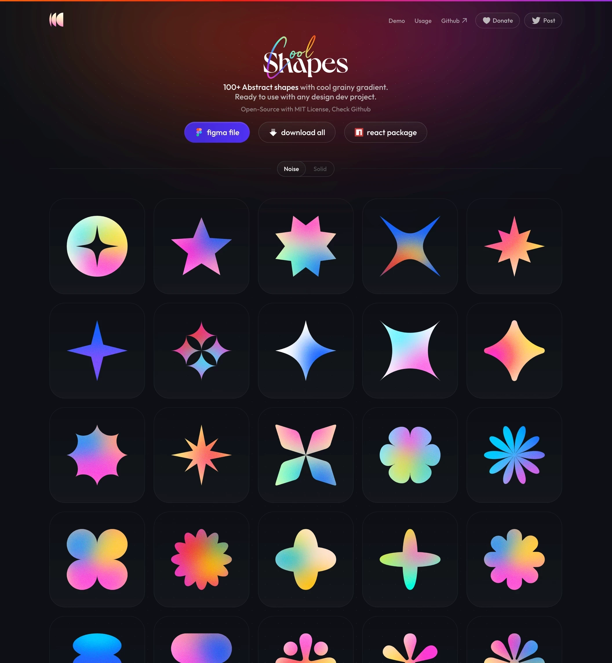 coolshapes，落地页 网站设计灵感详情图 1