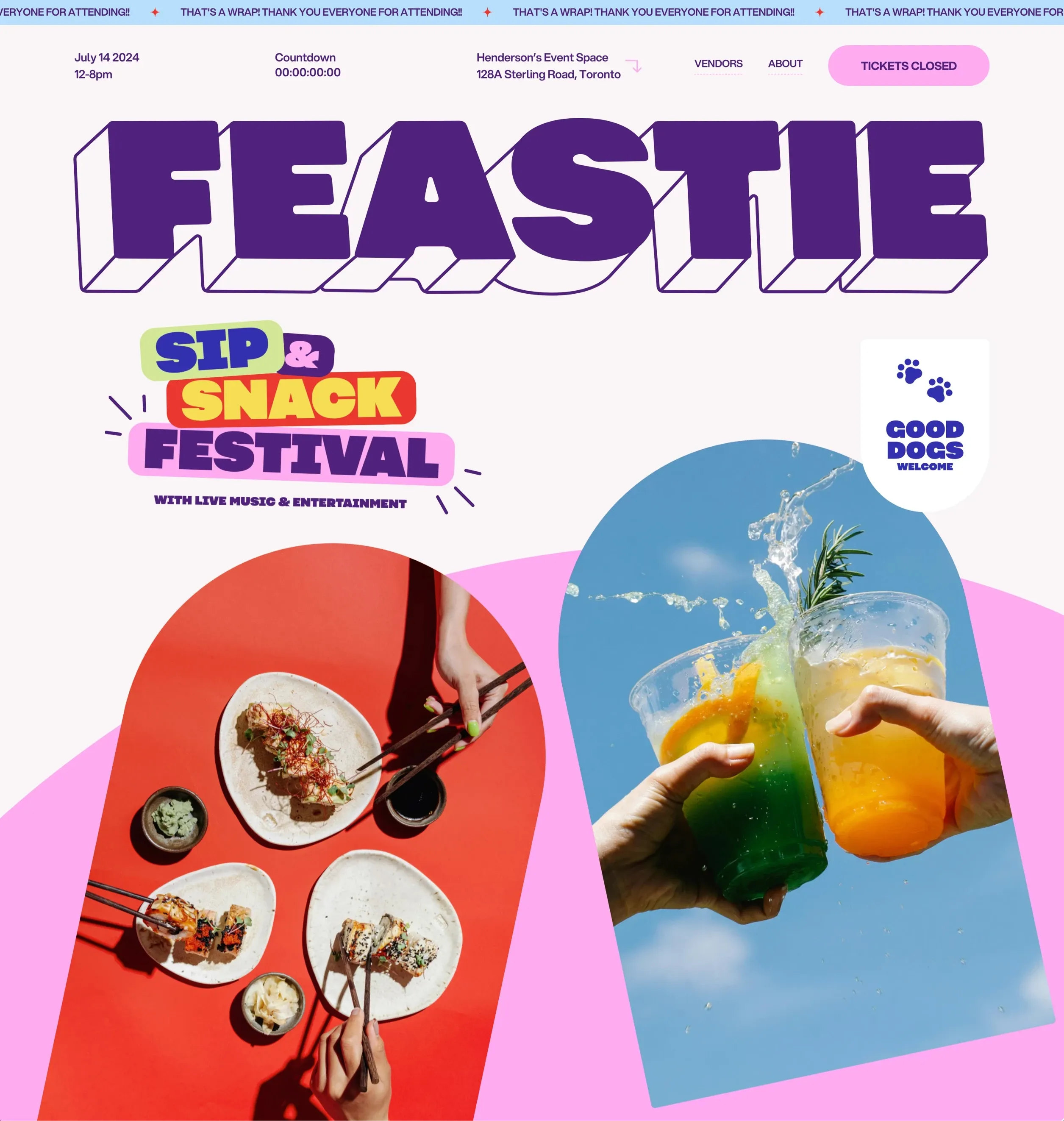 Feastie，SaaS 网站设计灵感详情图 1