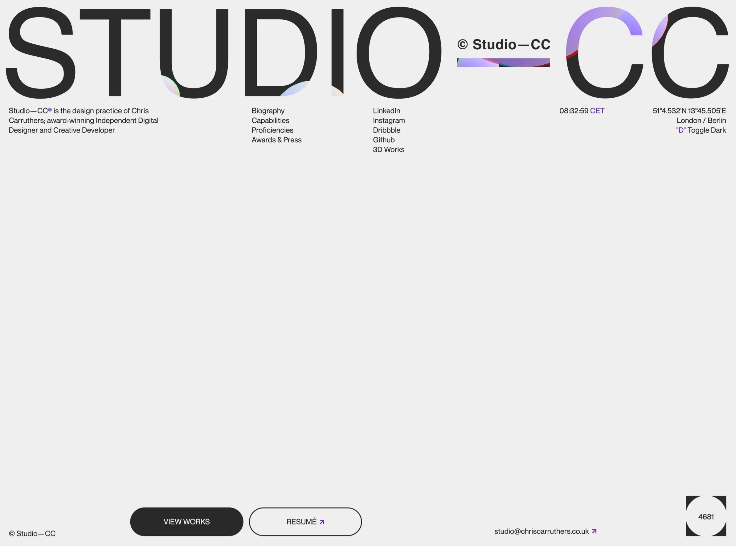 Studio-CC，SaaS 网站设计灵感详情图 1