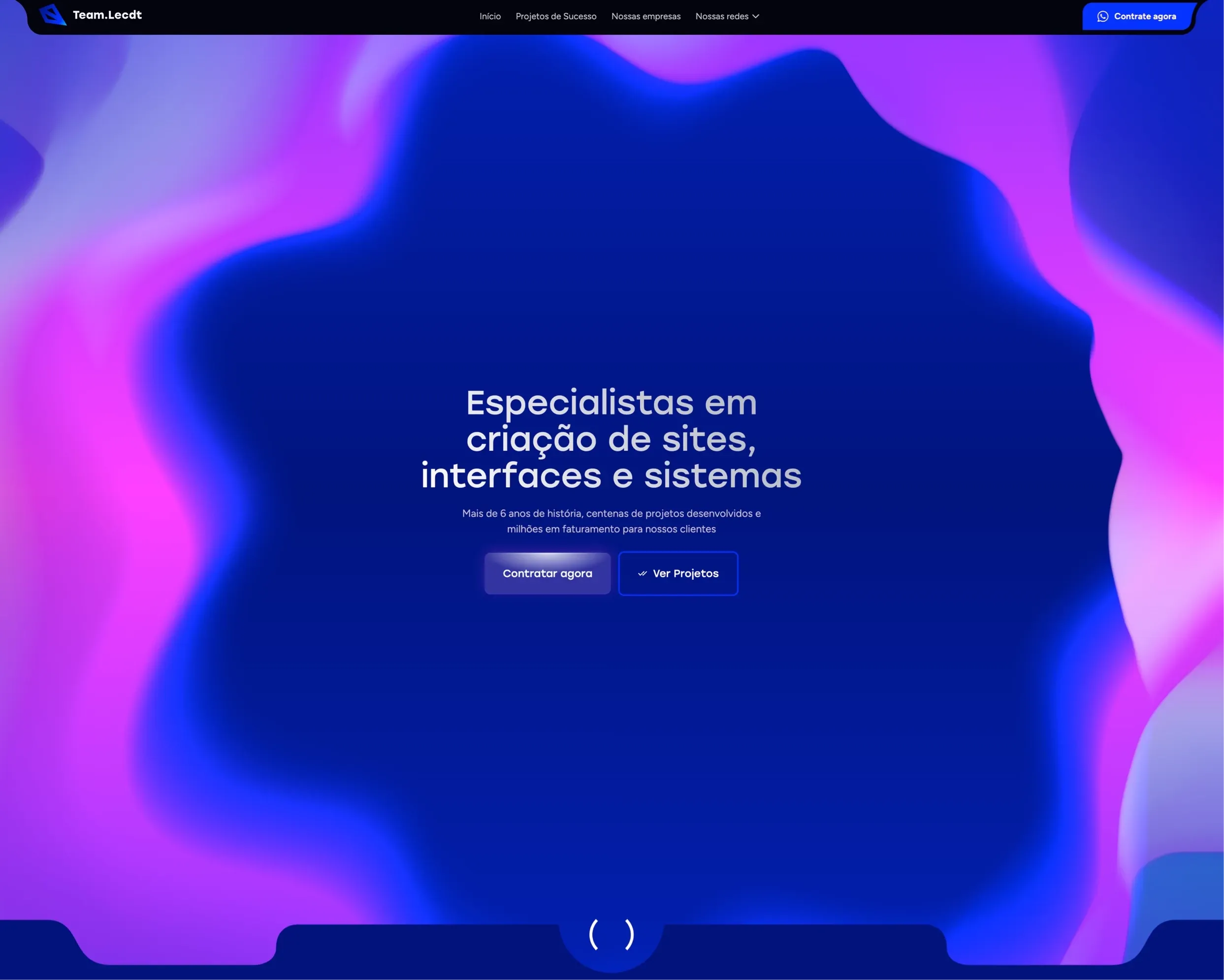 Team Lecdt，落地页、SaaS 网站设计灵感详情图 1