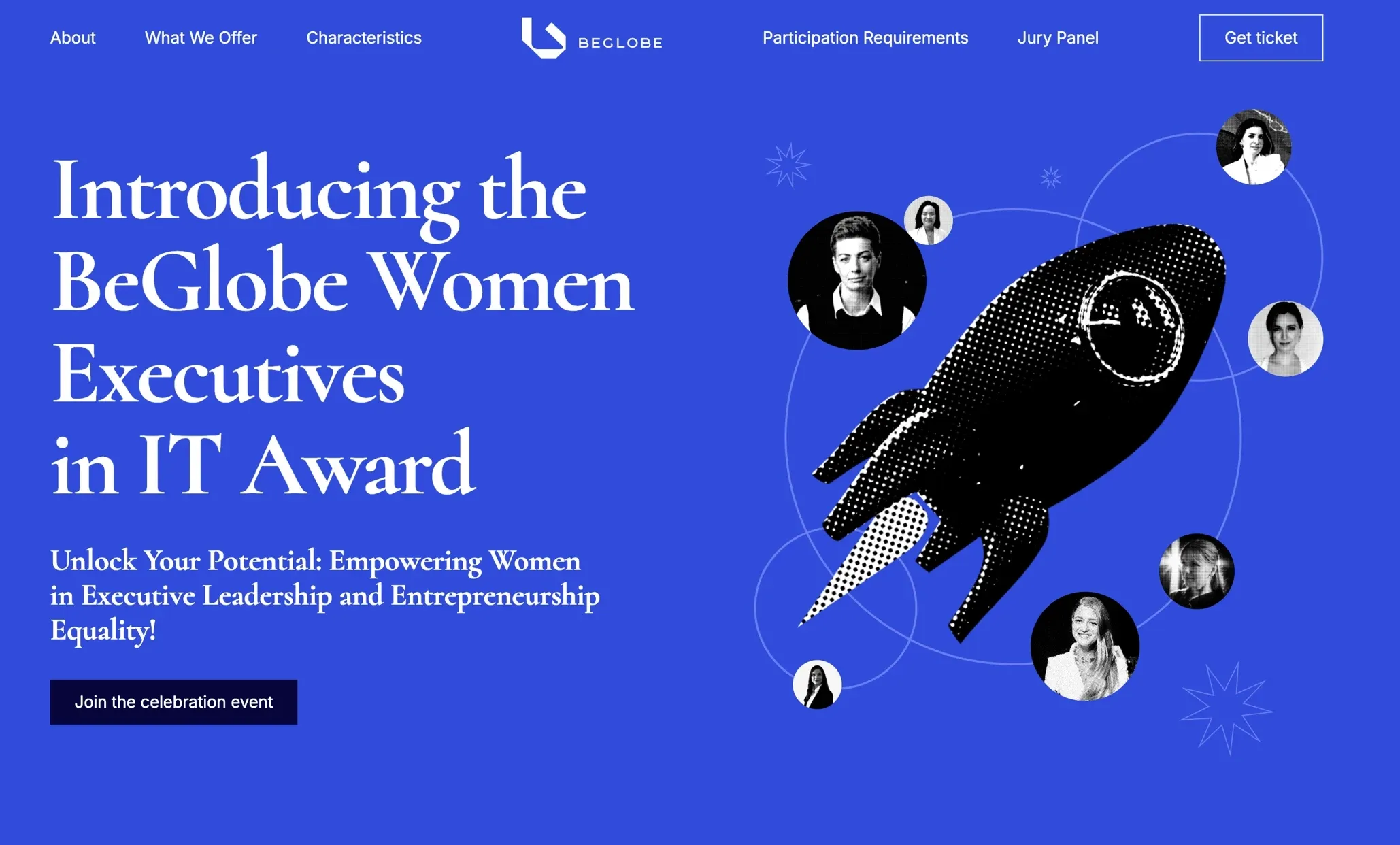 Women Executives in IT Award，SaaS 网站设计灵感详情图 1