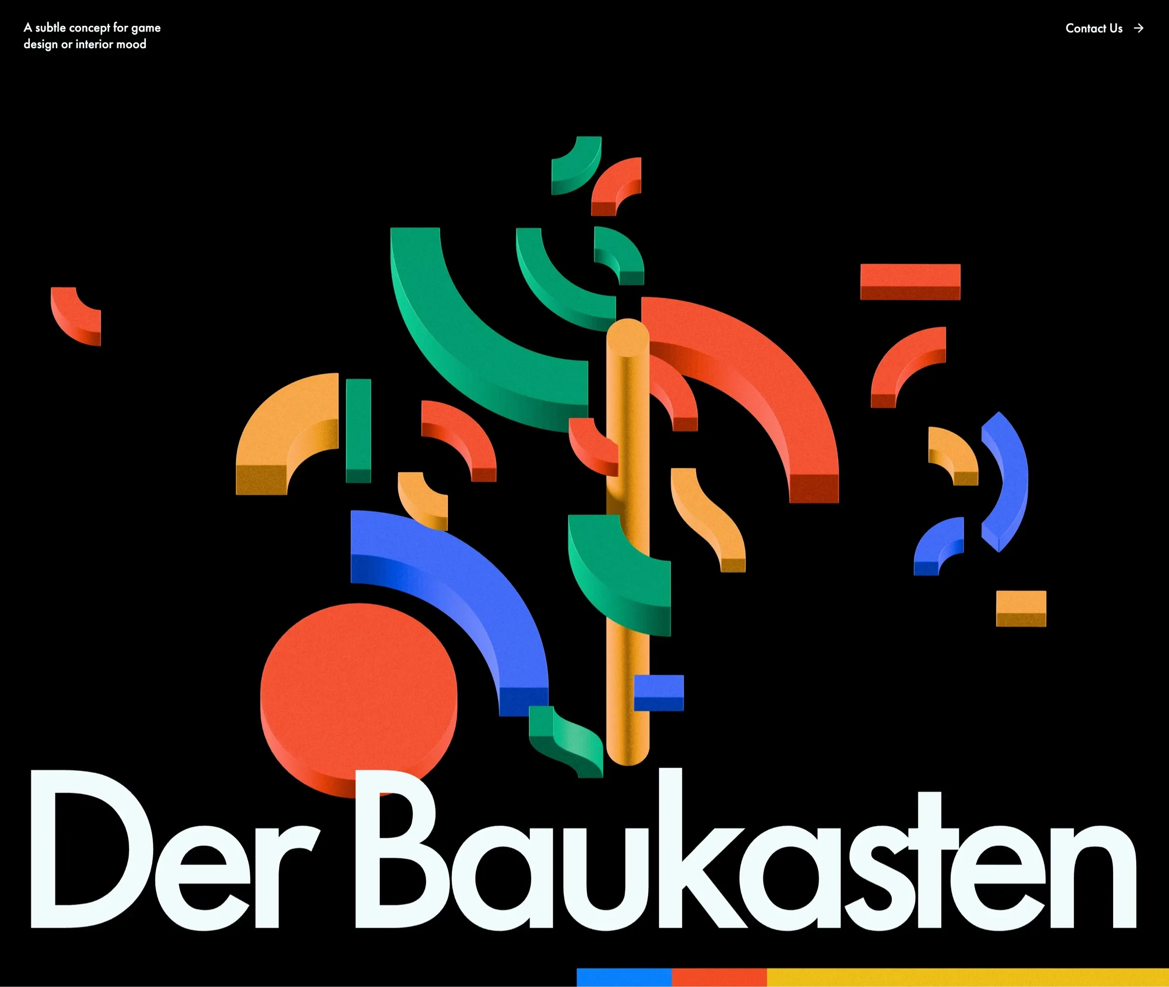 Der Baukasten，落地页 网站设计灵感详情图 1