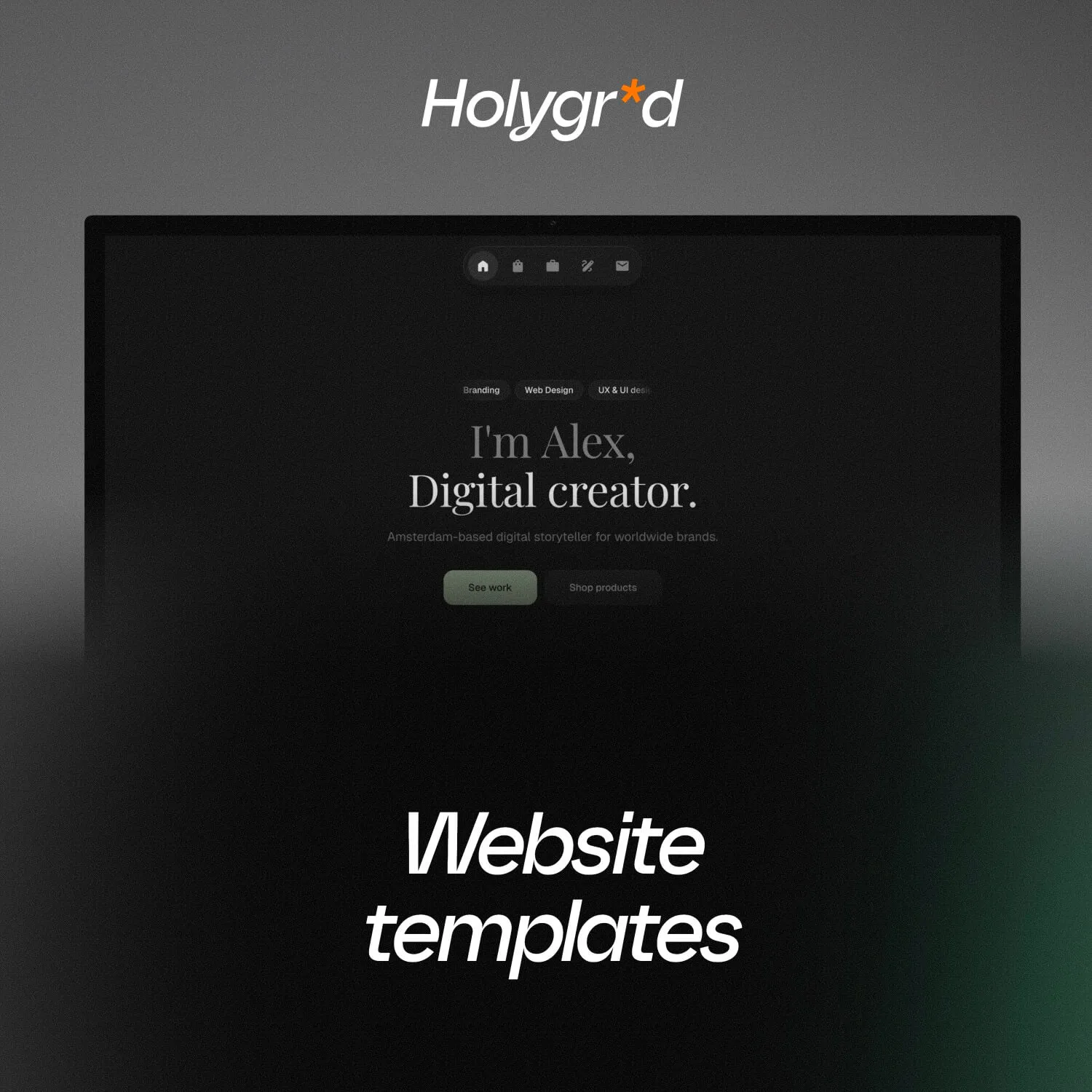 Holygrid，作品集 网站设计灵感详情图 1