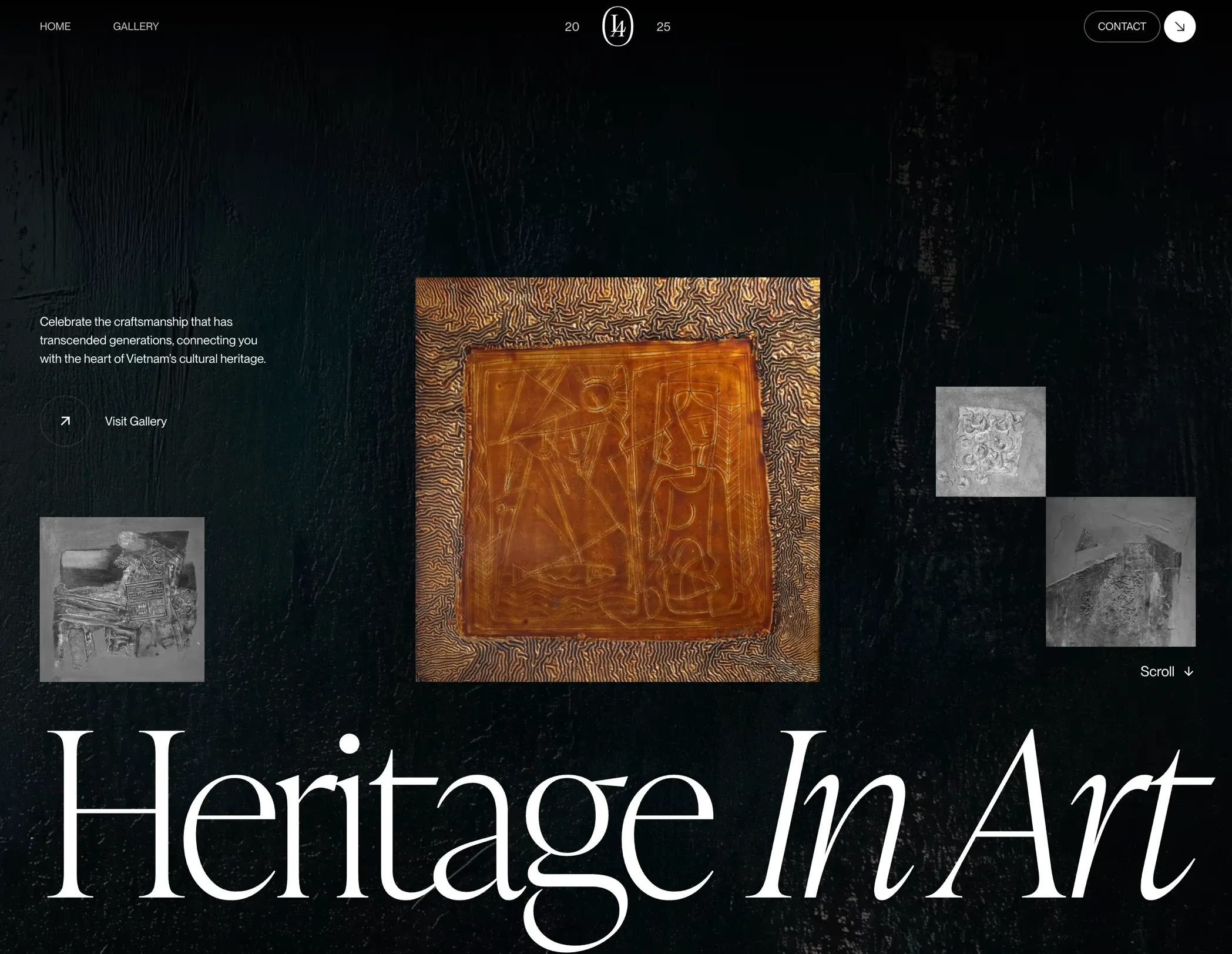 Heritage In Art，落地页 网站设计灵感详情图 1