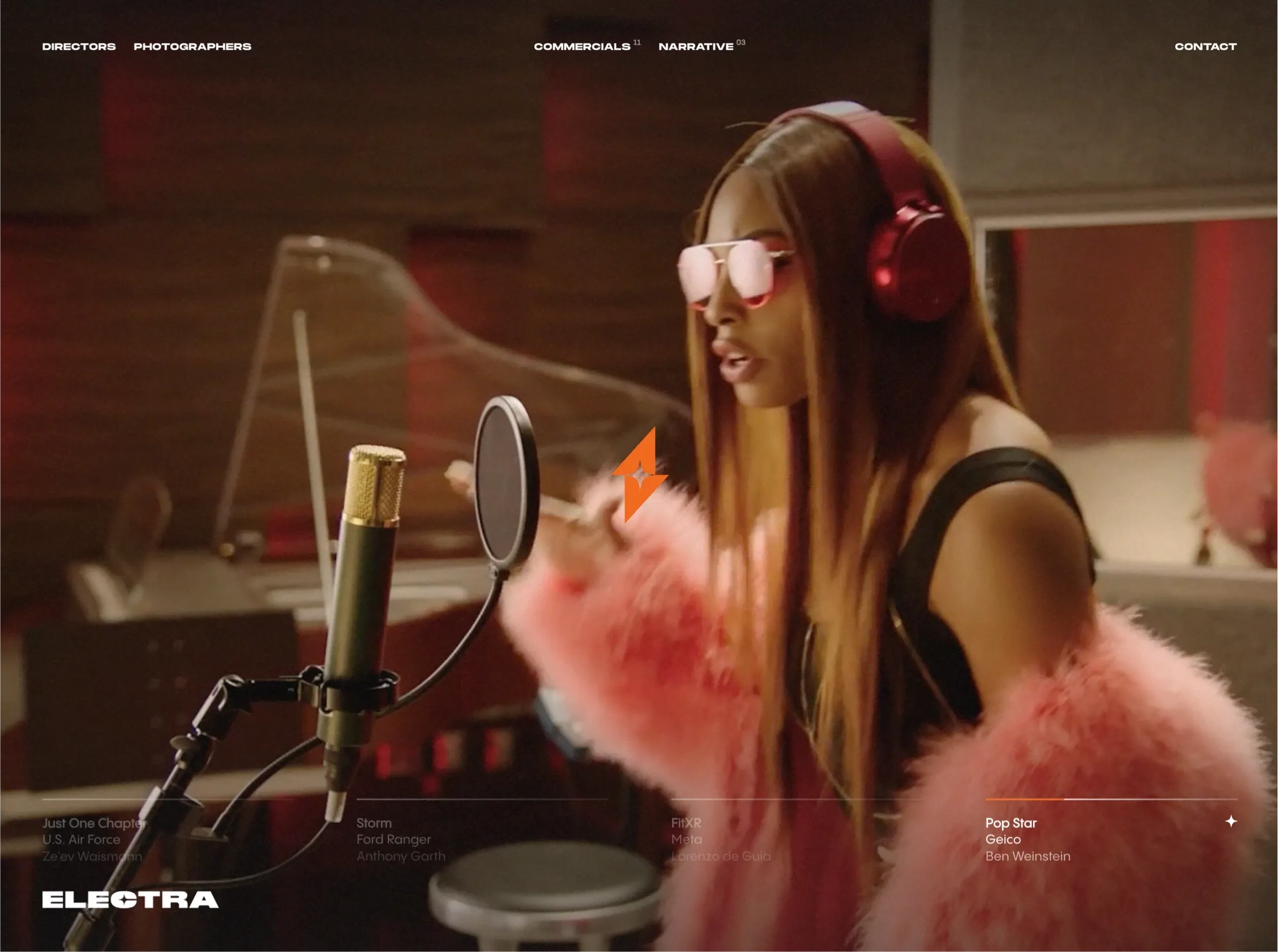 Electra Filmworks，作品集 网站设计灵感详情图 1