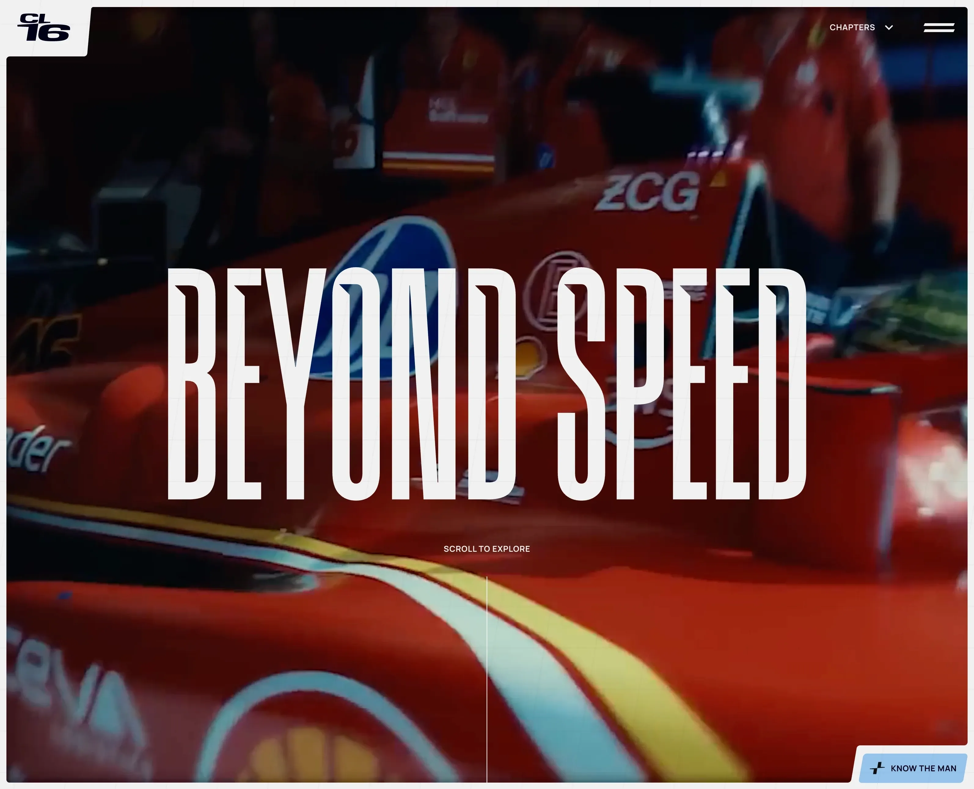 Charles Leclerc，落地页 网站设计灵感详情图 1