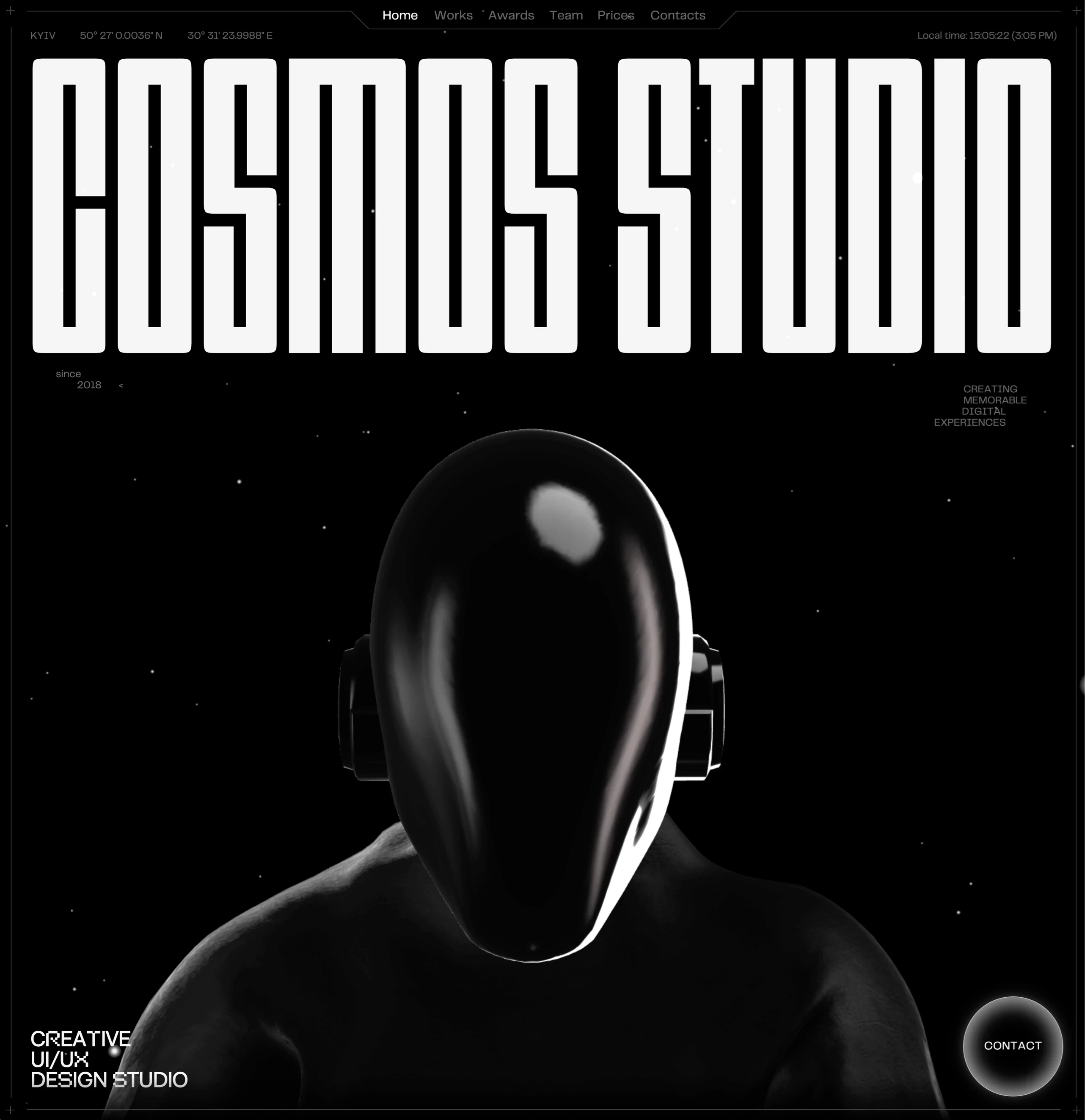 Cosmos Studio，作品集 网站设计灵感详情图 1