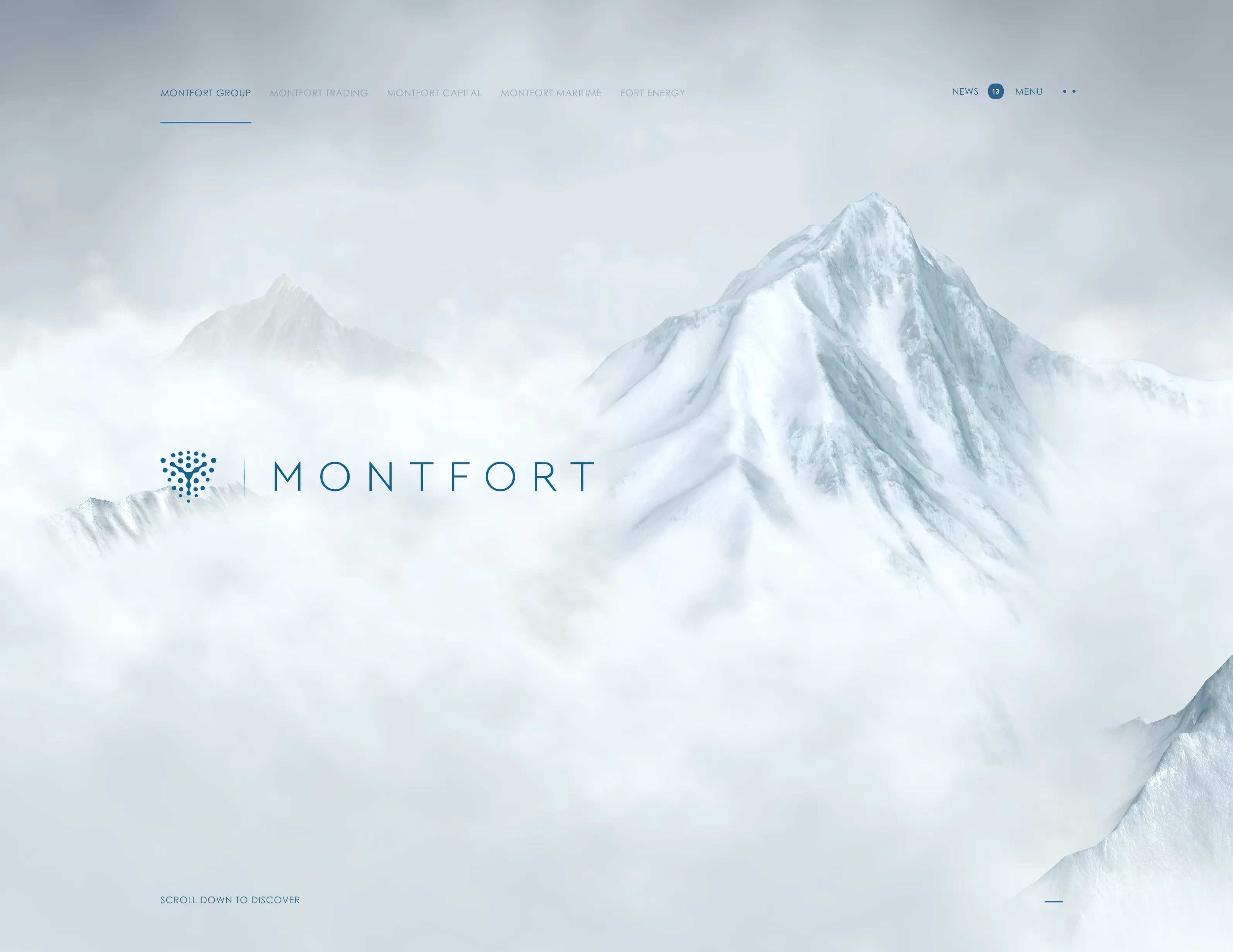 Montfort，落地页 网站设计灵感详情图 1