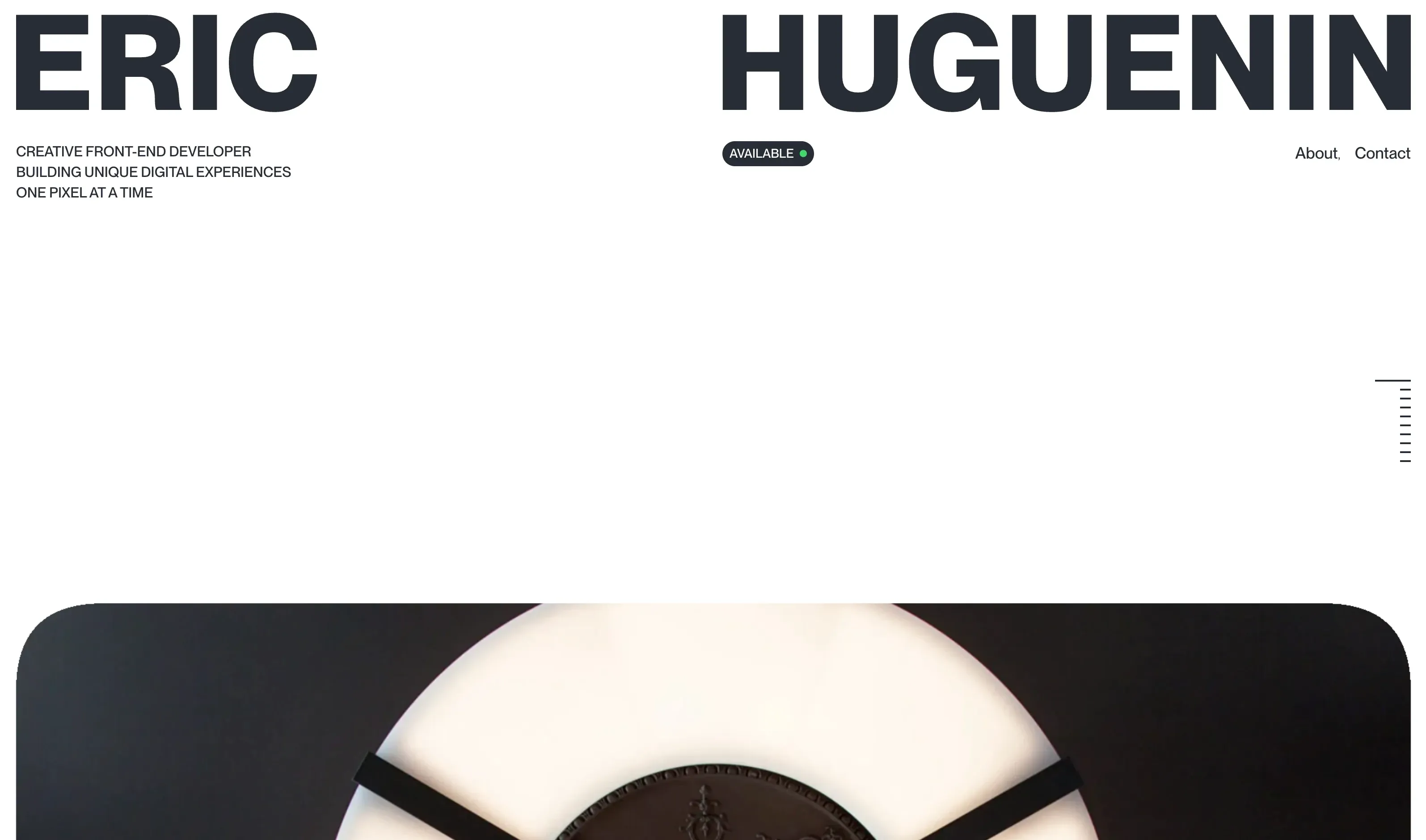 Eric Huguenin，落地页、SaaS 网站设计灵感详情图 1