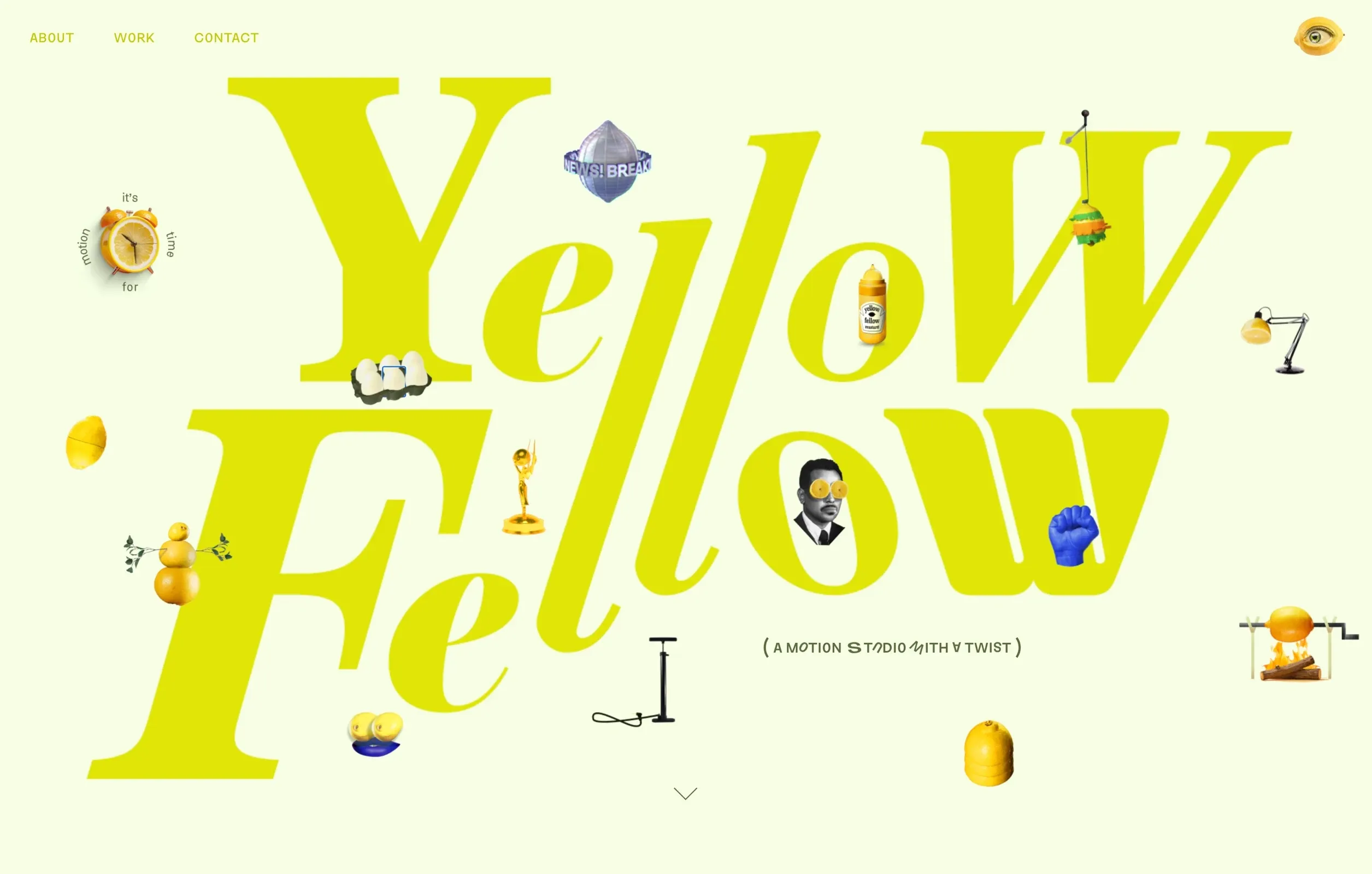 Yellow Fellow，作品集 网站设计灵感详情图 1
