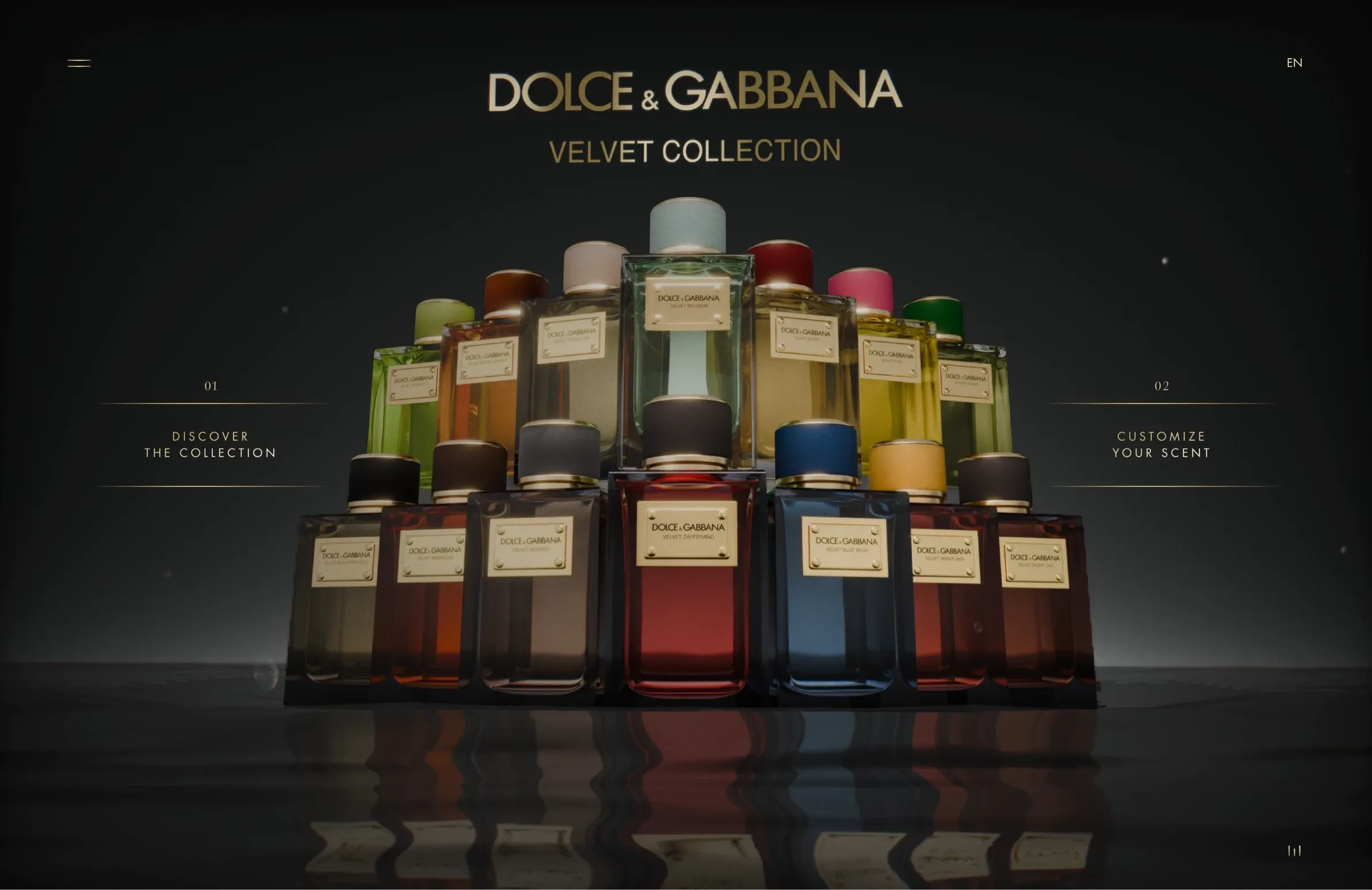 Dolce & Gabbana，落地页、SaaS 网站设计灵感详情图 1