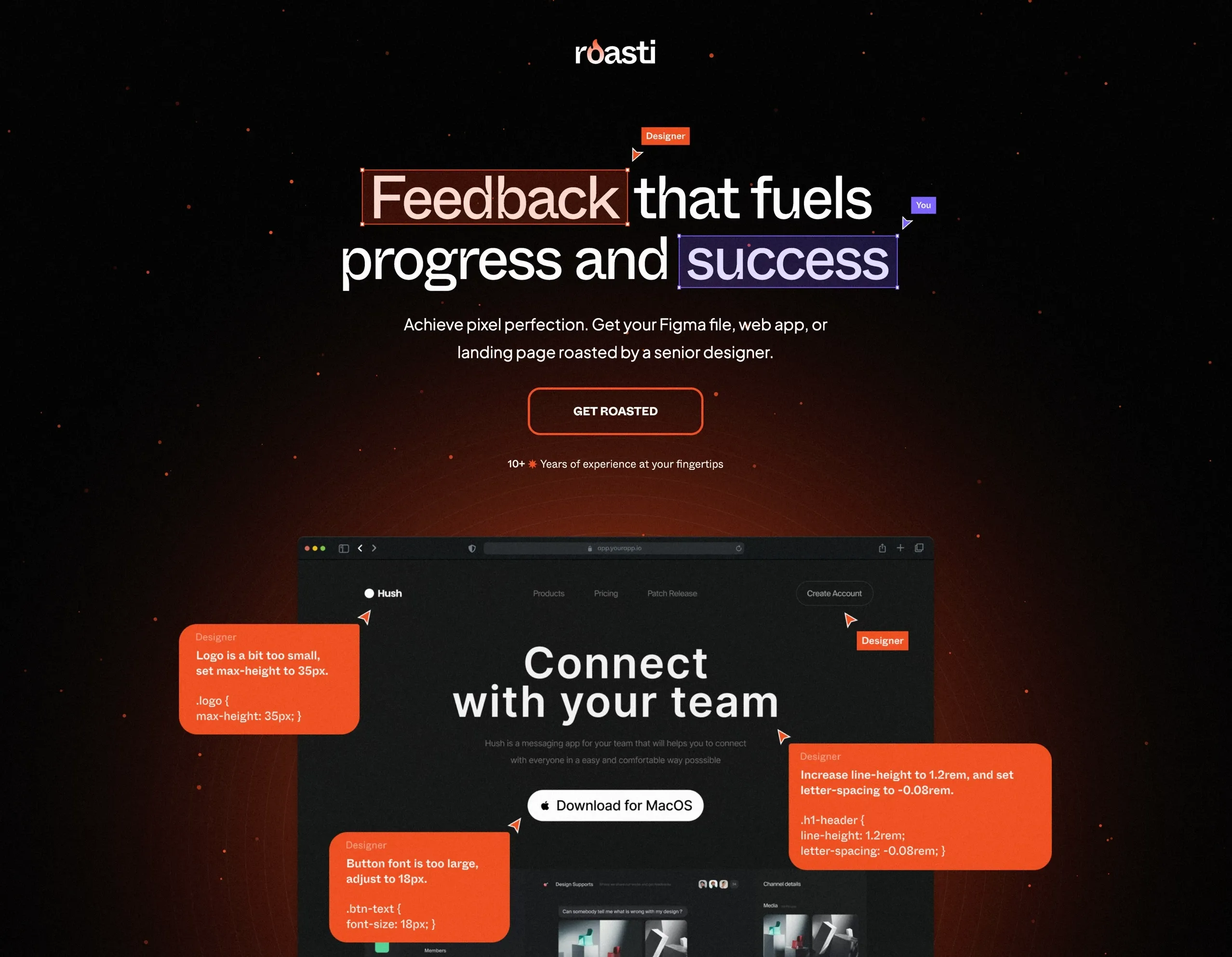 Roasti，作品集 网站设计灵感详情图 1