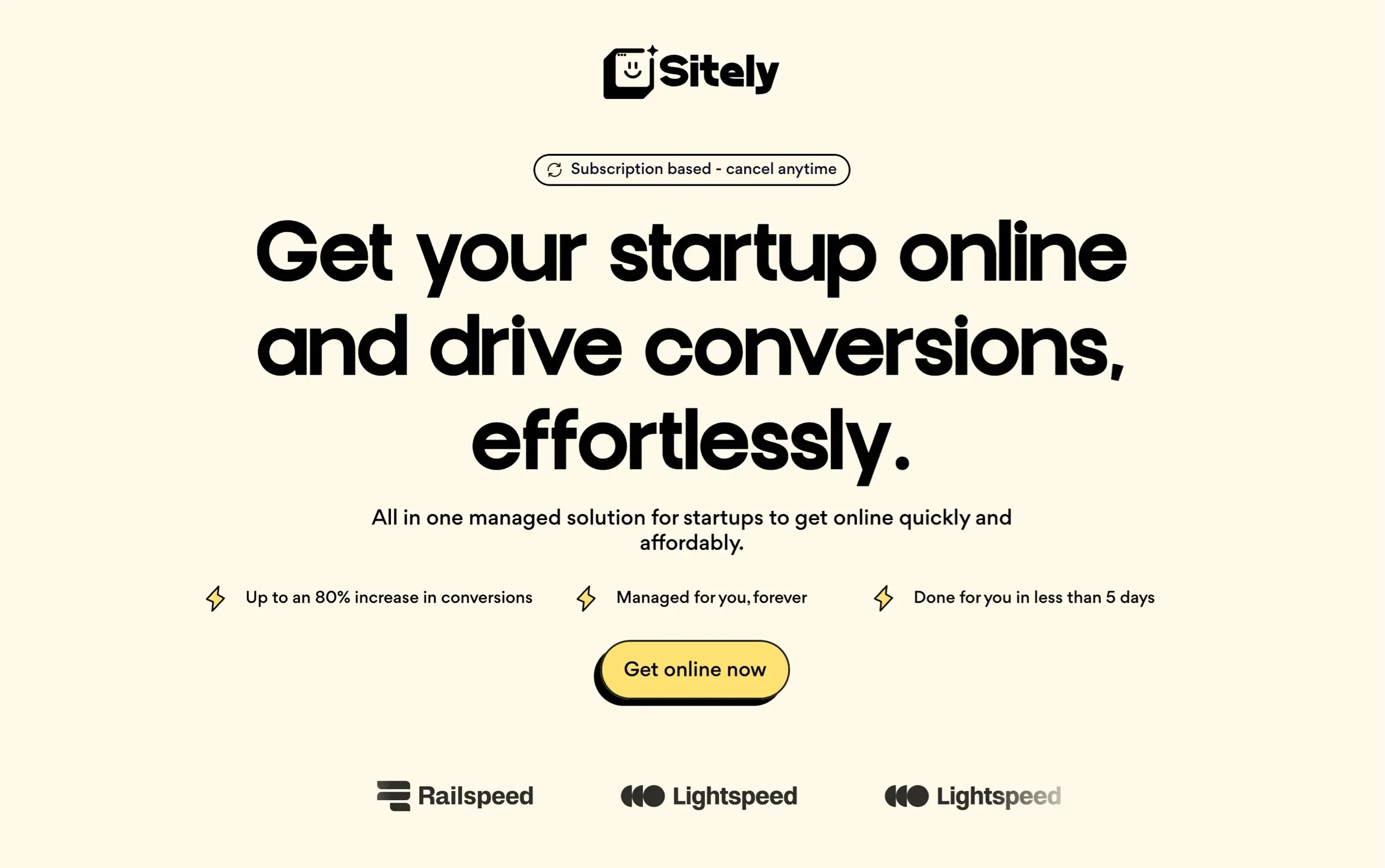 Sitely，落地页 网站设计灵感详情图 1