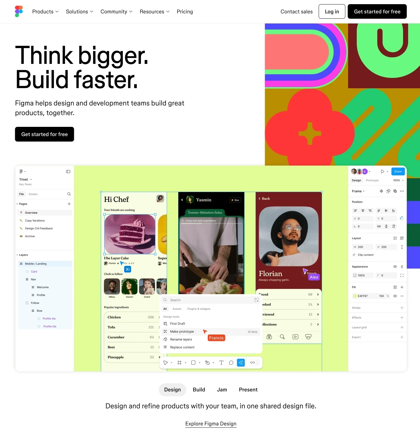 Figma，落地页、SaaS 网站设计灵感详情图 1