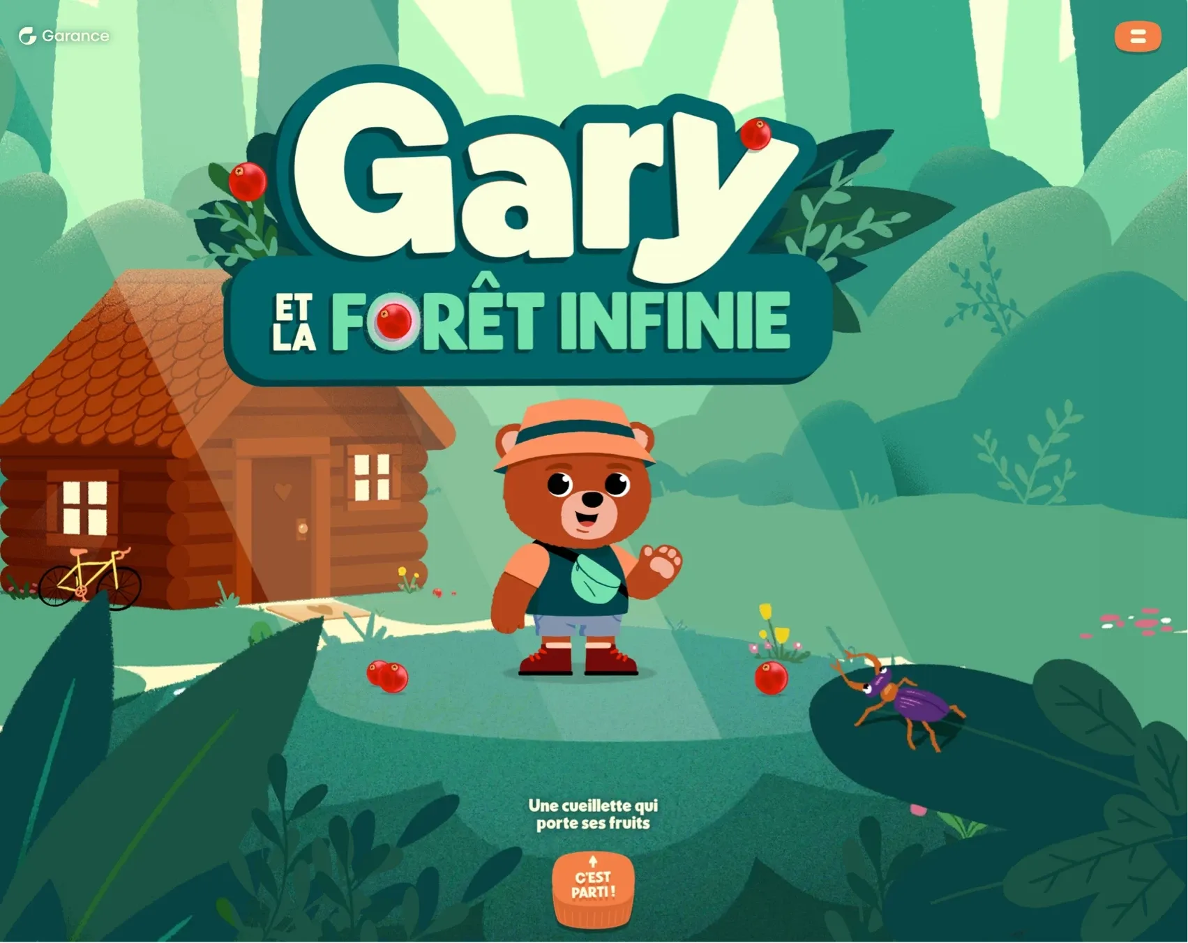 Gary and the endless forest，落地页 网站设计灵感详情图 1