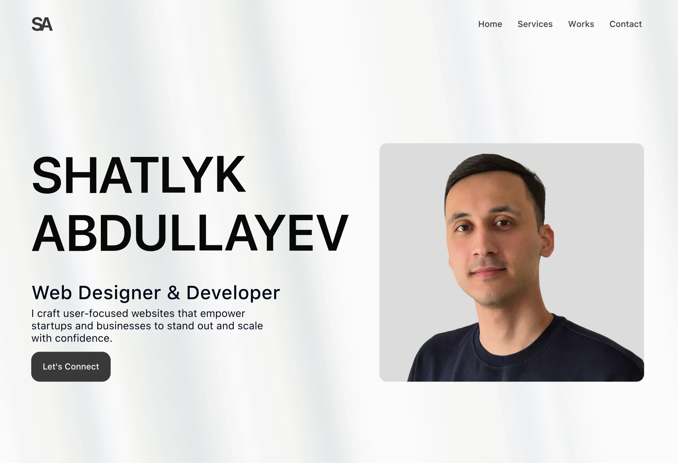 Shatlyk Abdullayev，作品集 网站设计灵感详情图 1
