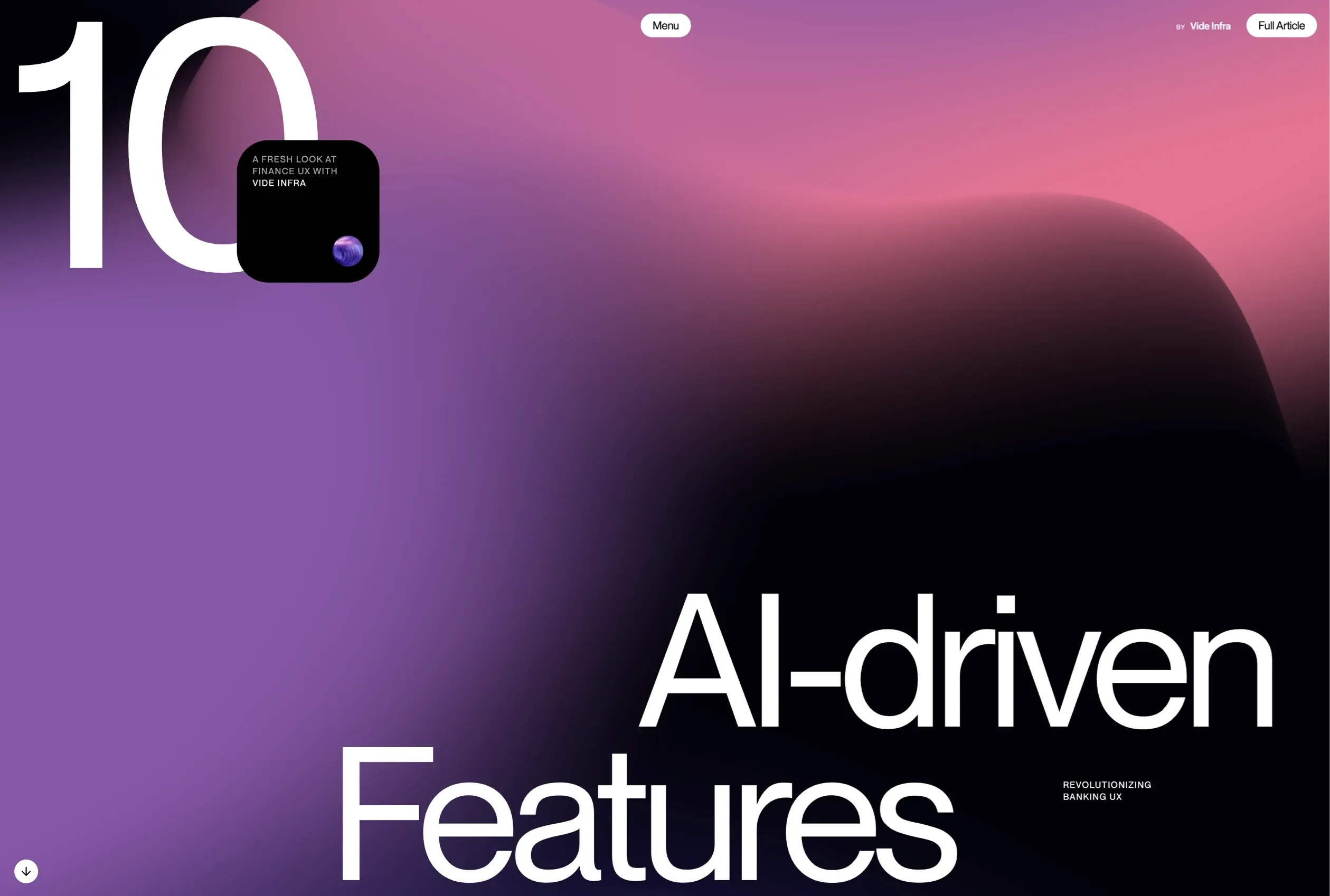 10 AI-driven Features，人工智能、落地页 网站设计灵感详情图 1