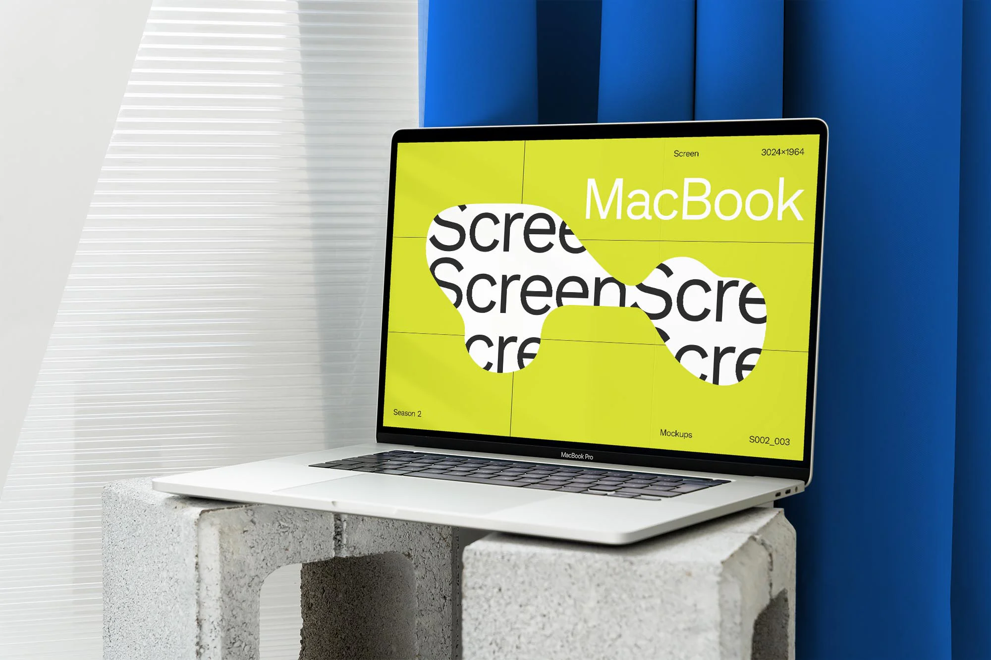 MacBook 样机 S002-003样机效果图
